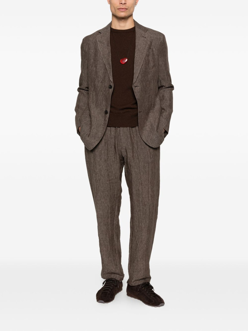 EMPORIO ARMANI buttoned blazer outlook