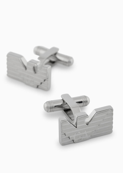 EMPORIO ARMANI Stainless Steel Cufflinks outlook