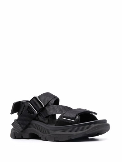 Alexander McQueen Tread flat sandals outlook