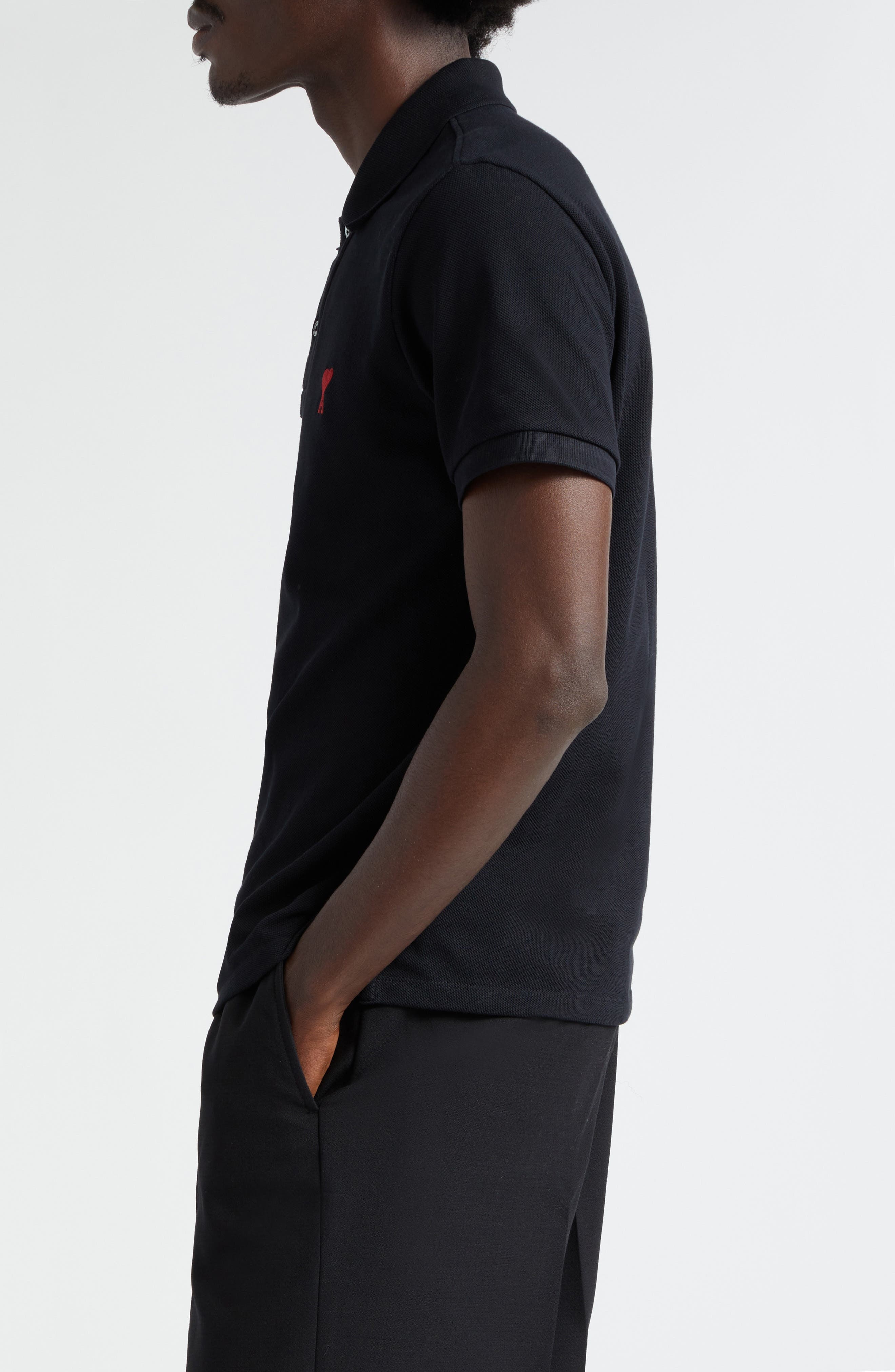 Ami de Coeur Embroidered Organic Cotton Polo - 4