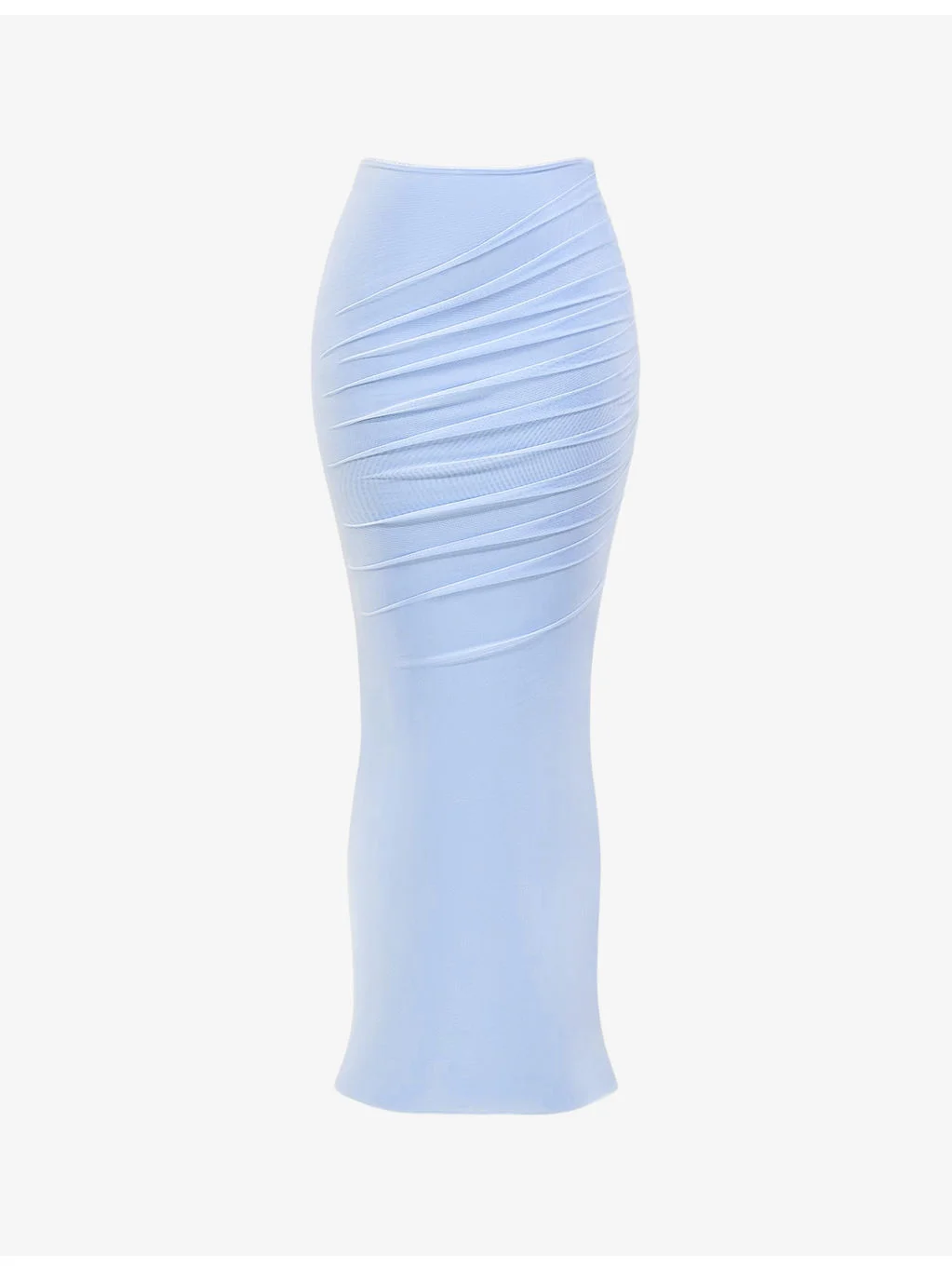 Cassidy fluted-hem stretch-mesh maxi skirt - 1