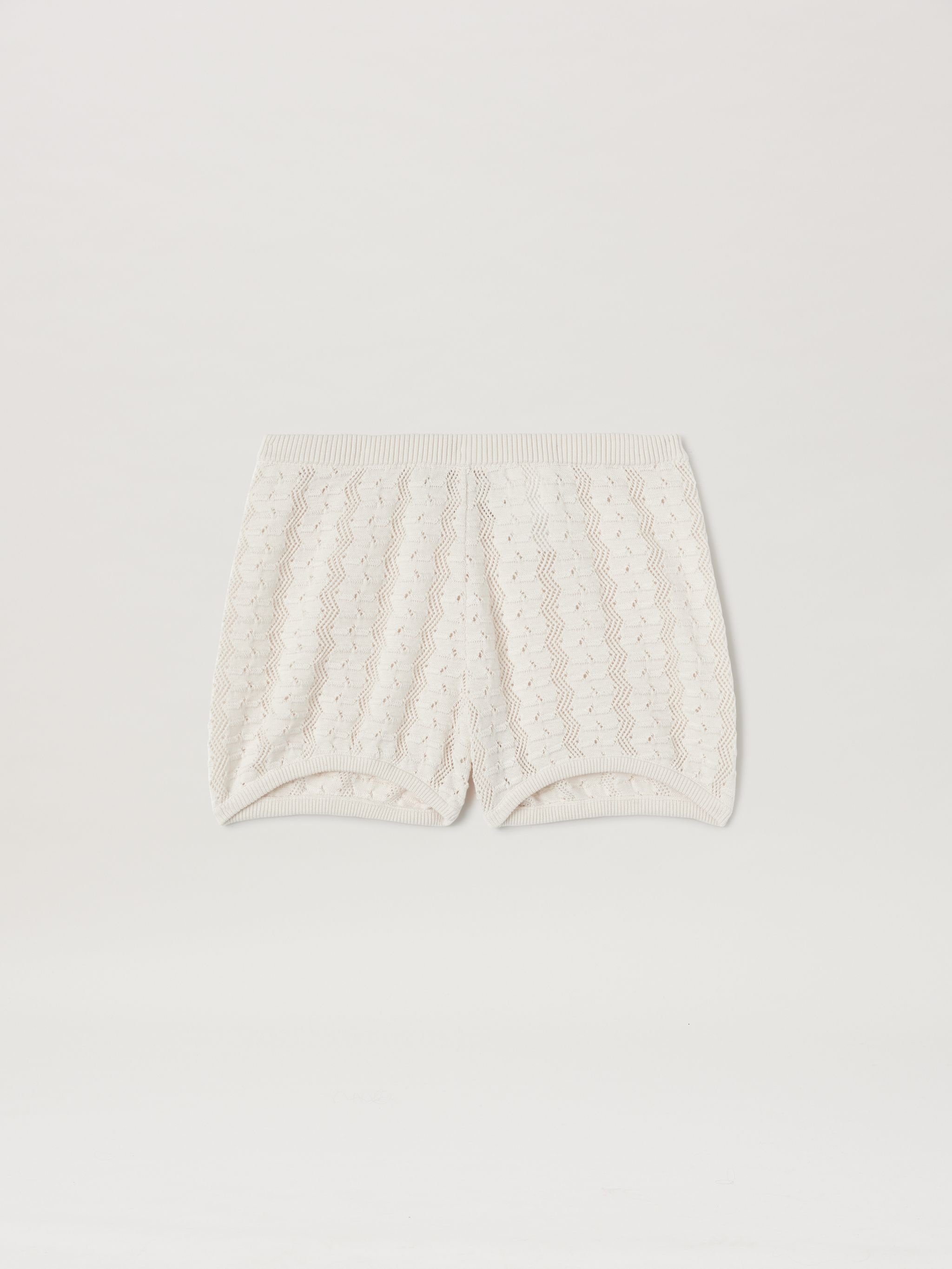Knit Shorts With Chain Details - 1