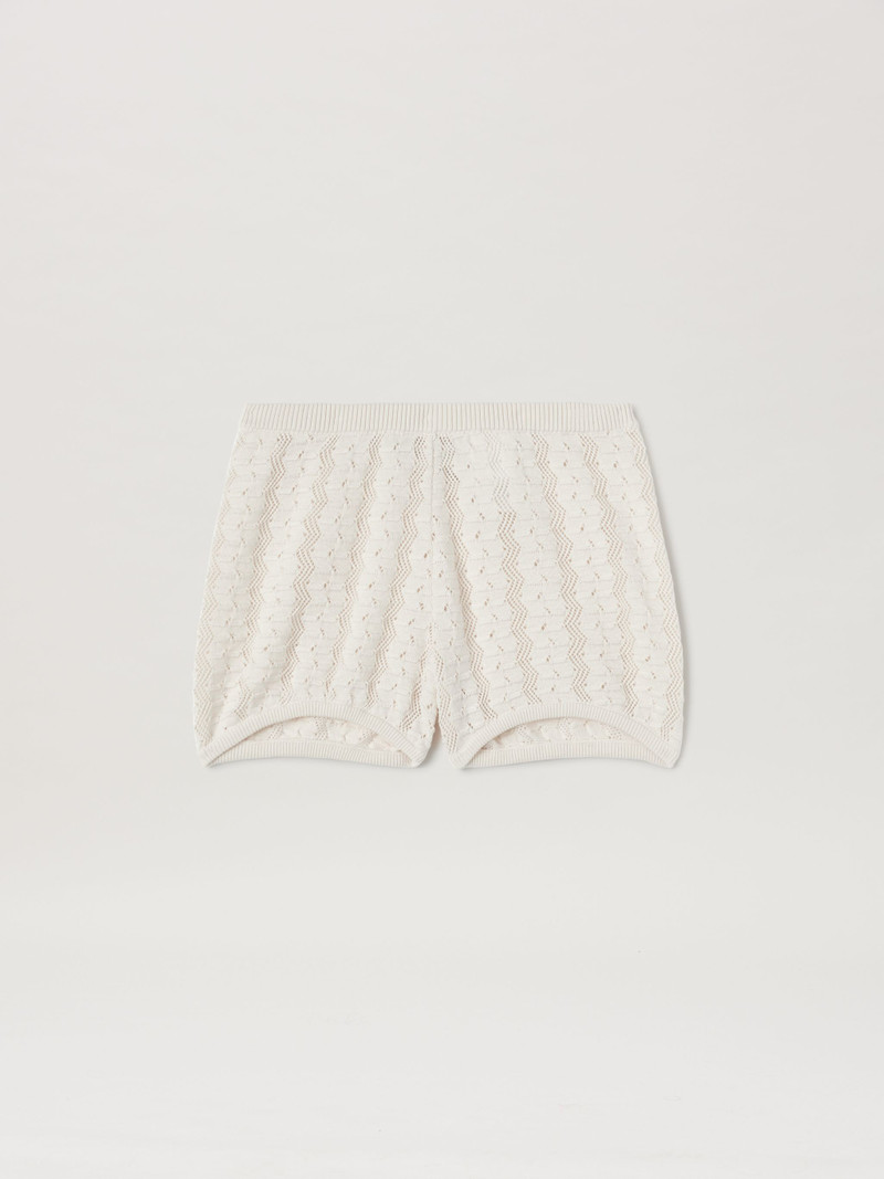 Knit Shorts With Chain Details 1