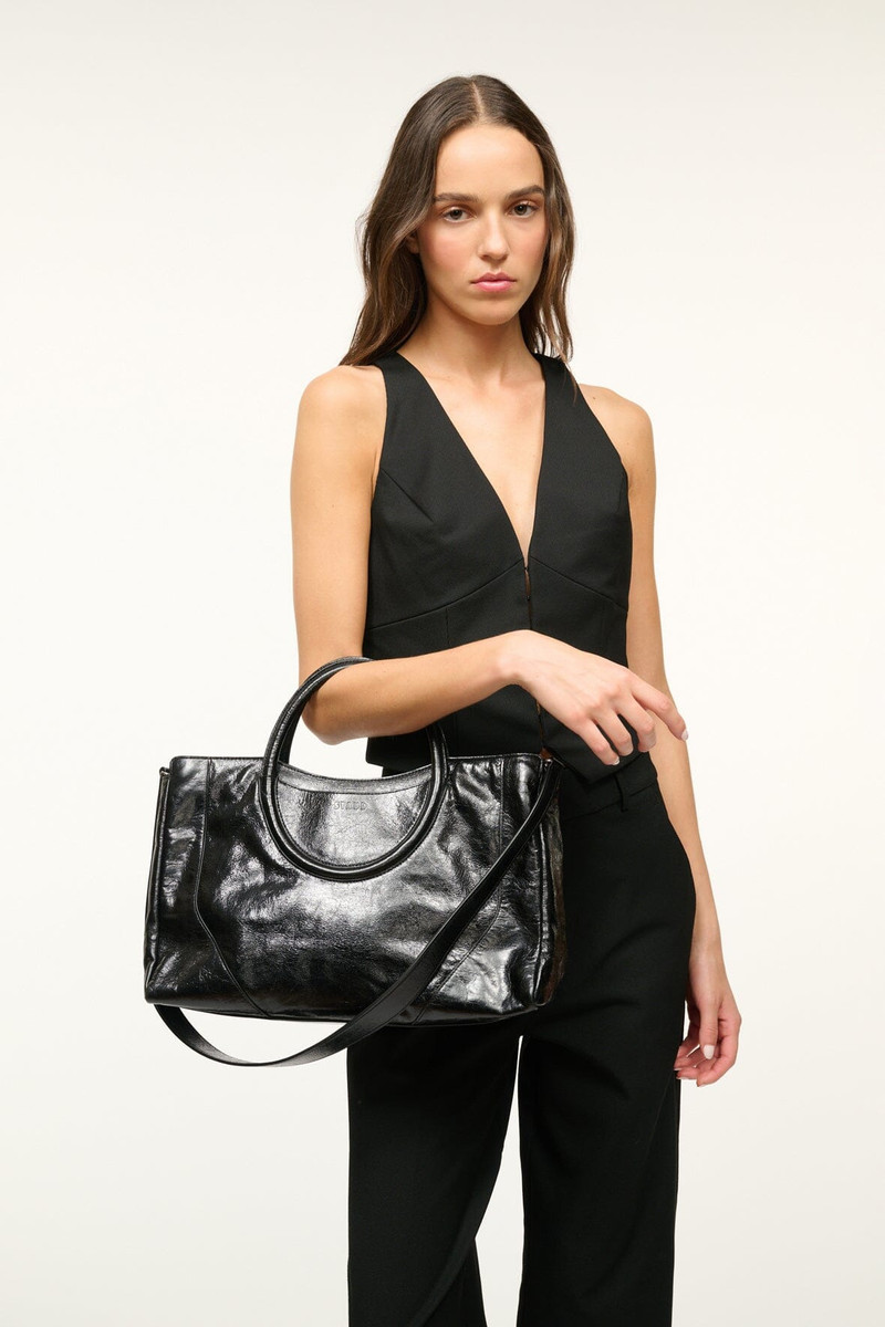 STAUD STAUD MAUDE SATCHEL BLACK outlook