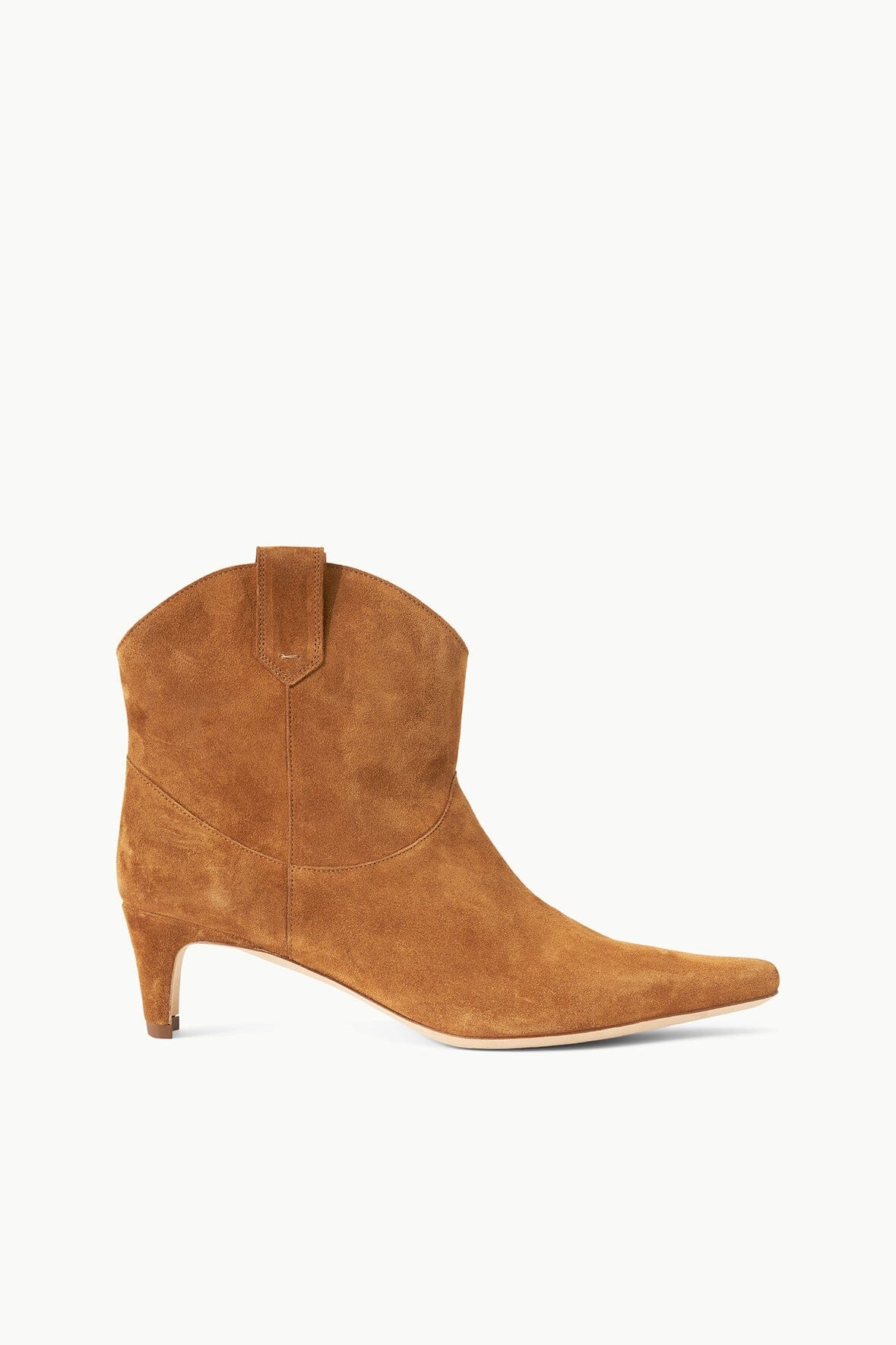 STAUD WESTERN WALLY ANKLE BOOT TAN - 1