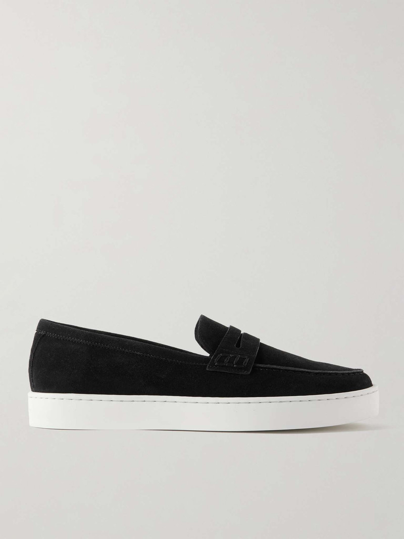 Ellis Suede Penny Loafers - 1