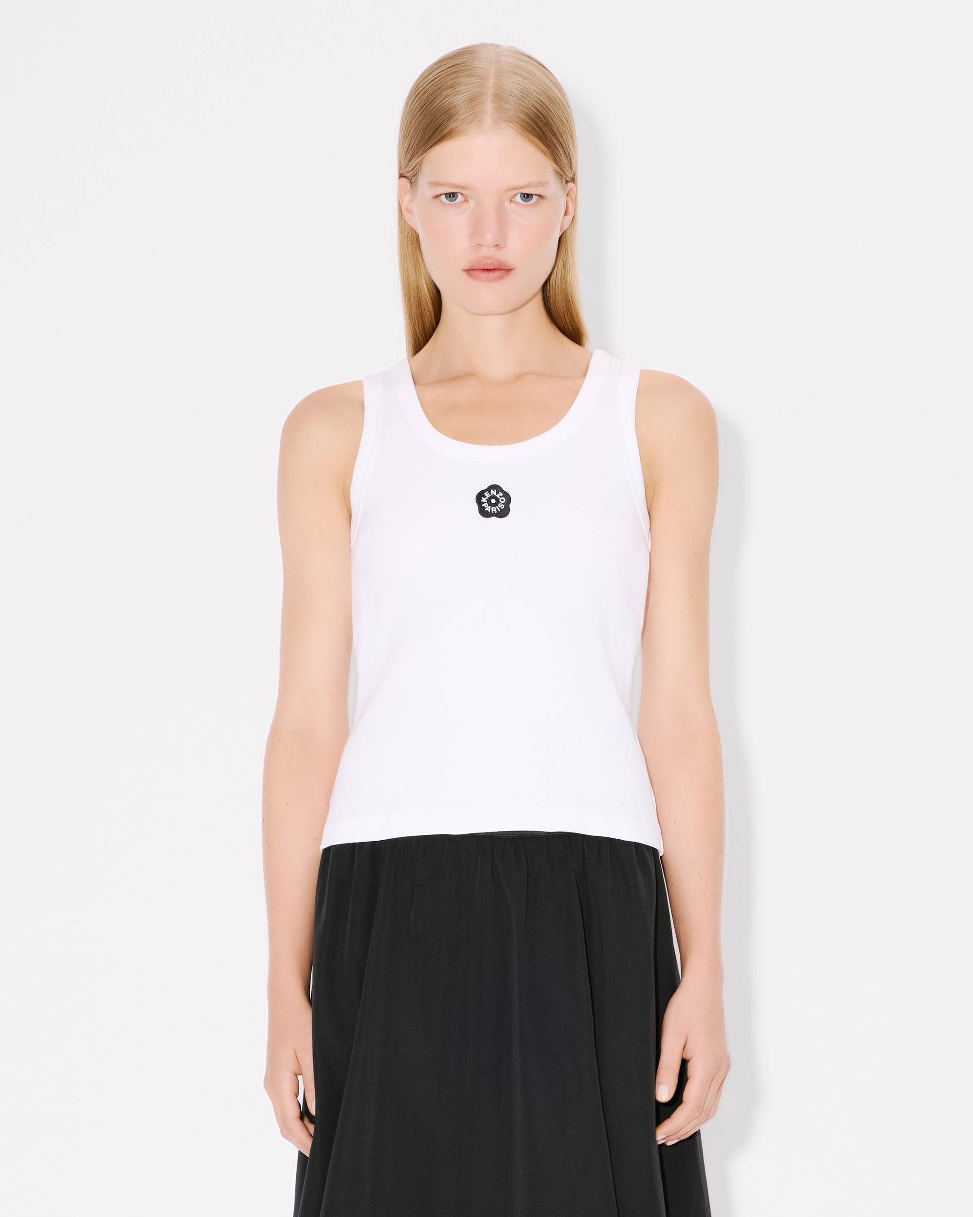 'Boke Flower 2.0' rib tank top - 3
