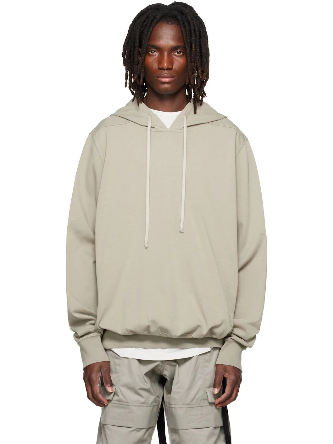 Gray Tower Oversized Hoodie - 1