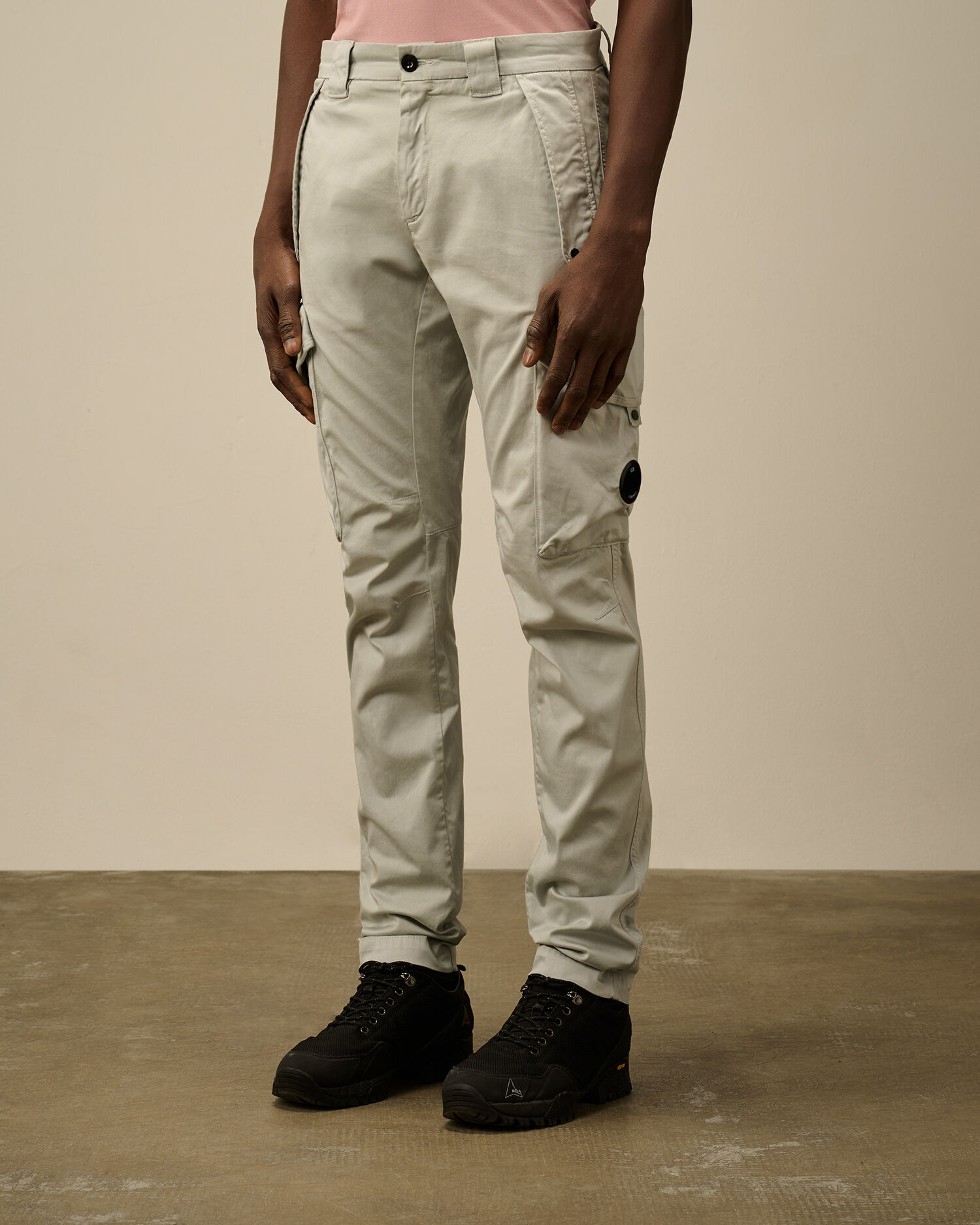 Stretch Sateen Utility Cargo Lens Pants - 3