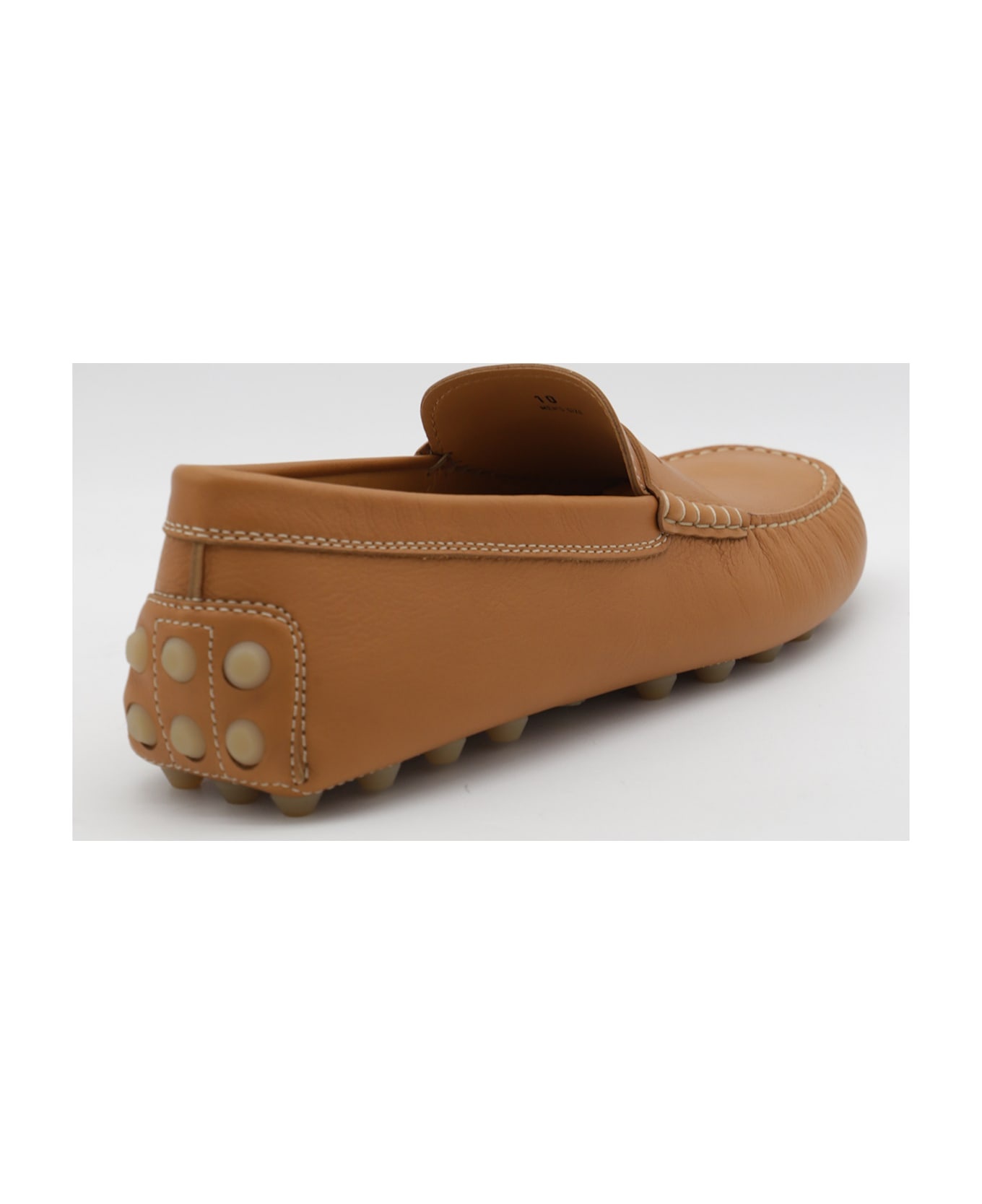 Camel Leather Loafers - 2