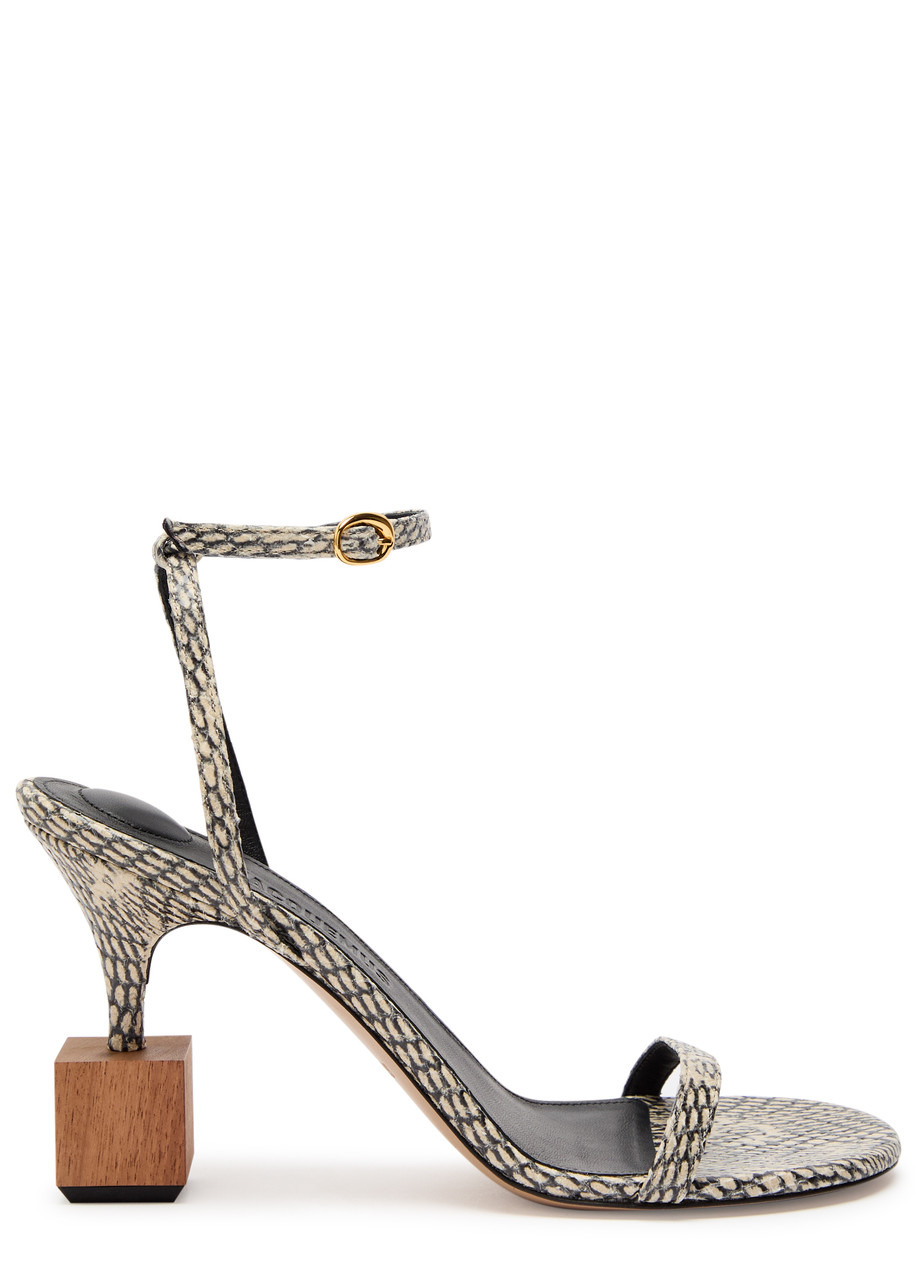 Jacquemus The Bisou 90 Geometric Sandals - 1