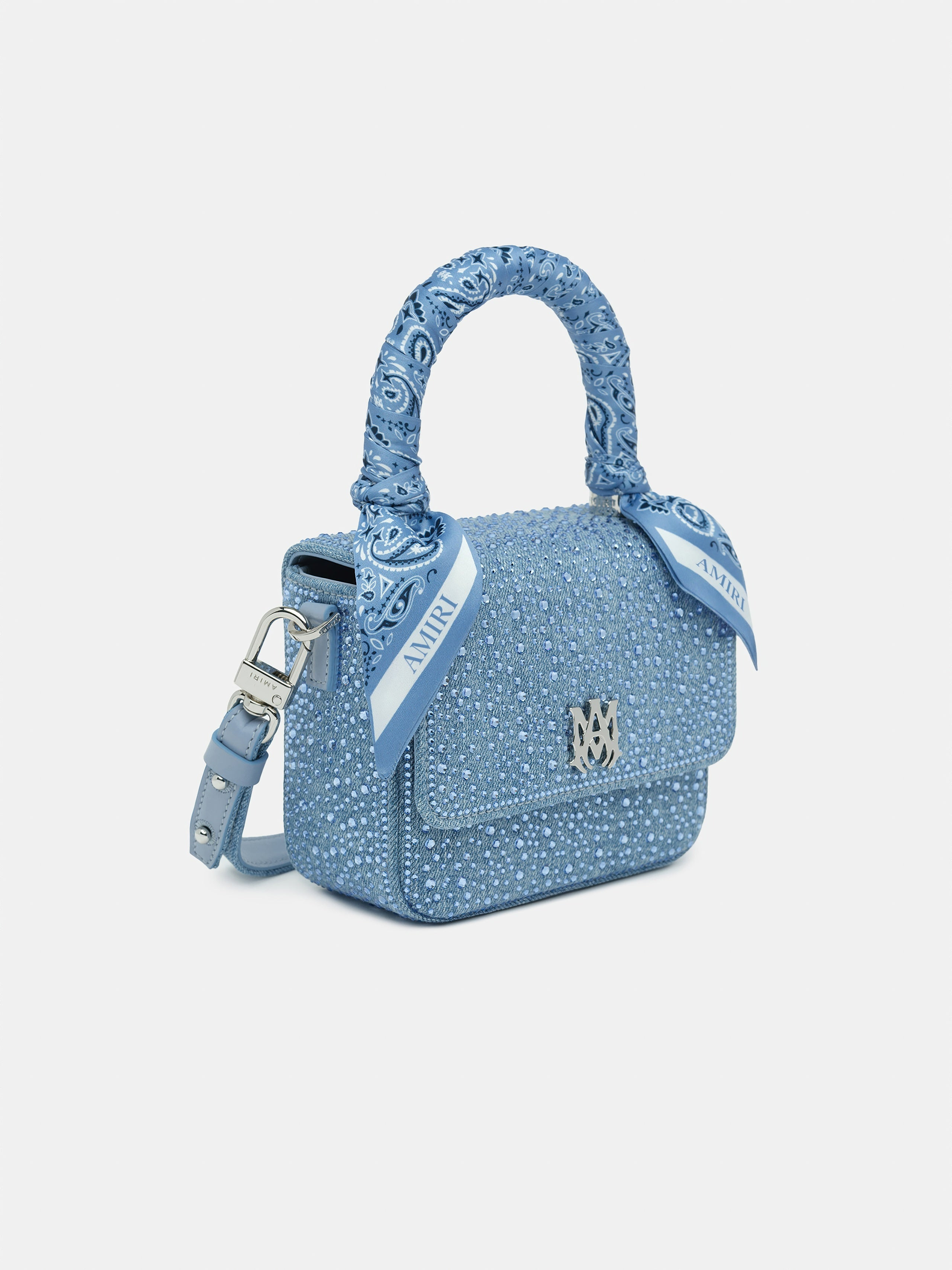 CRYSTAL DENIM MICRO MA BAG - 4