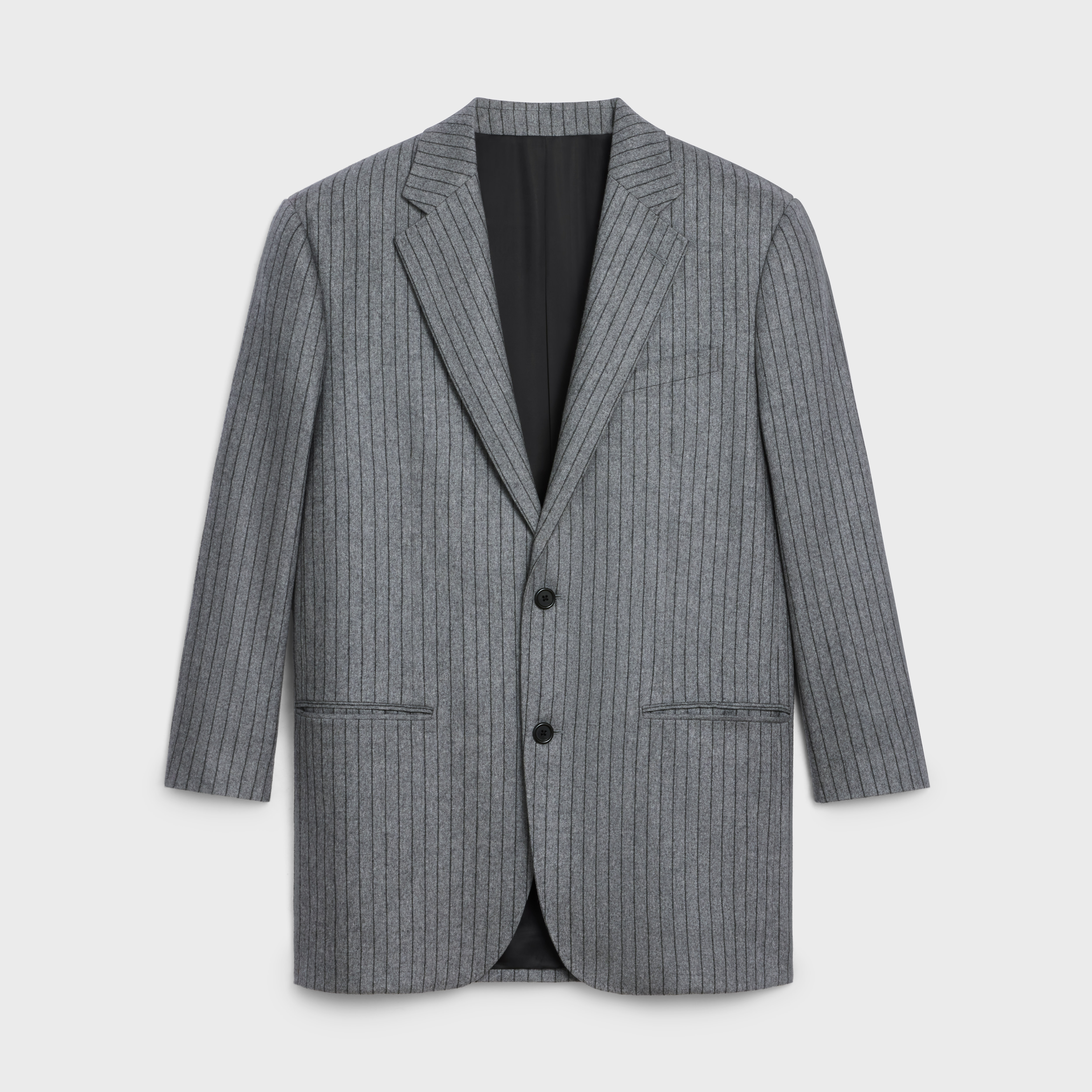 Tomboy jacket in striped Cashmere - 1
