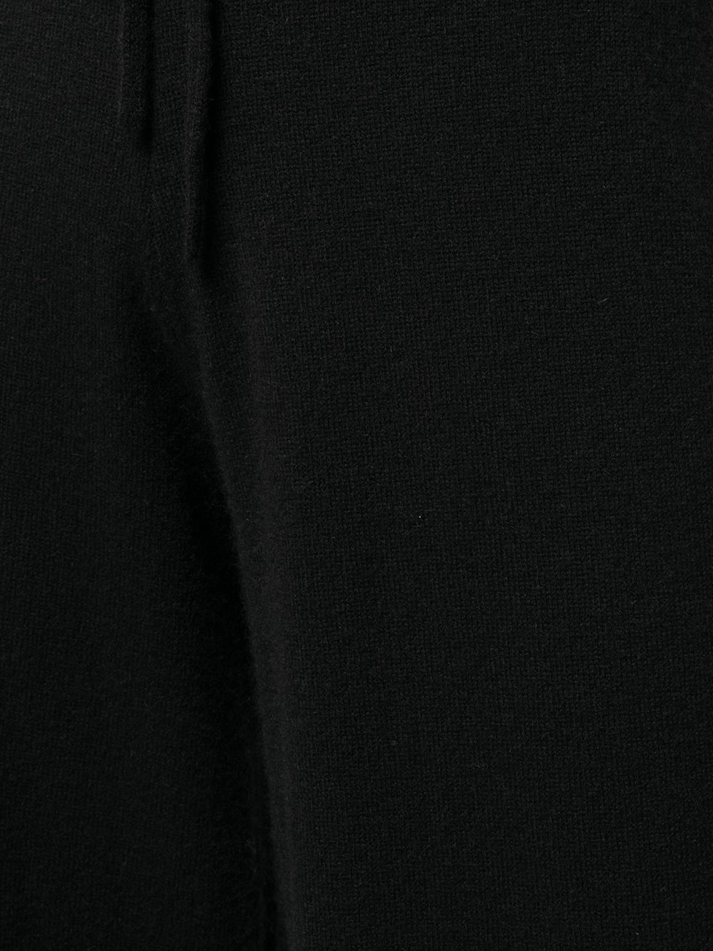 wide-leg cashmere track trousers - 5