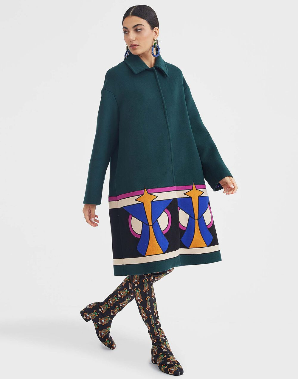 Boxy Coat Intarsia - 8