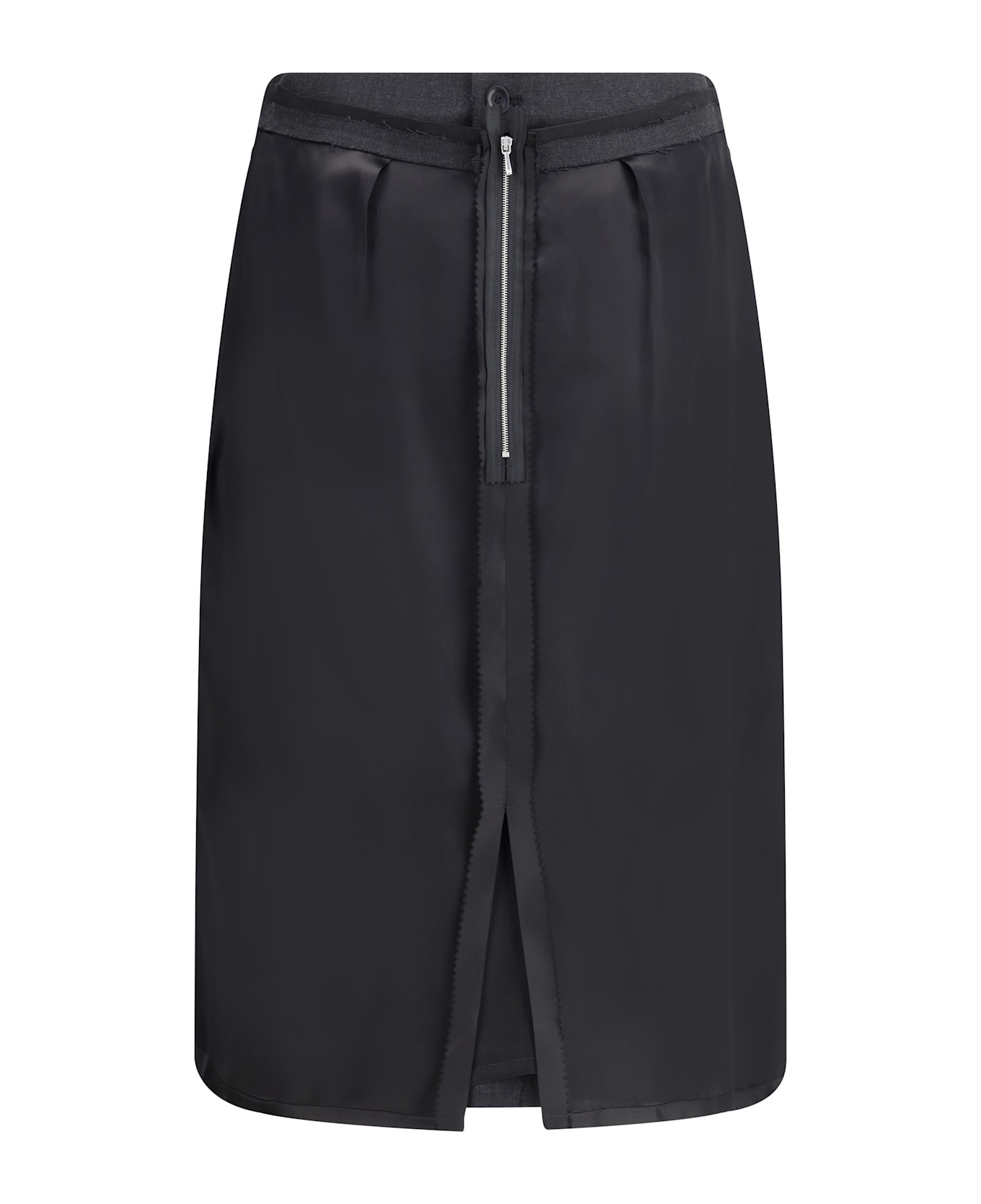 Wool Midi Skirt - 2