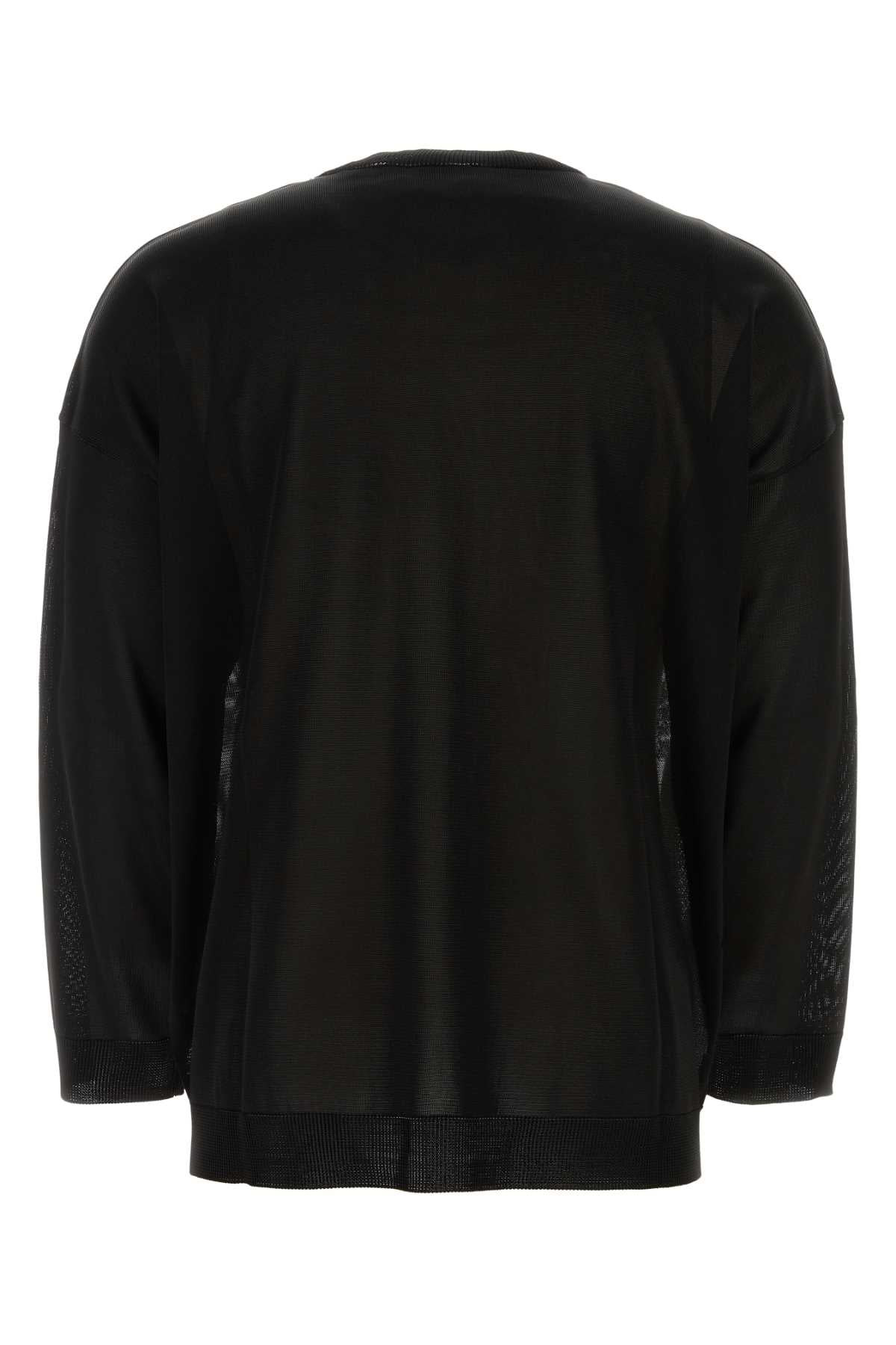Valentino Garavani Men Black Viscose Sweater - 2
