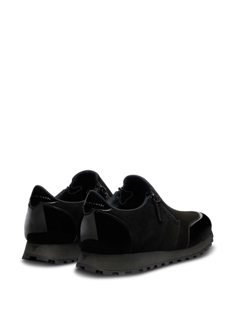 Idle Run suede zip-up loafers - 3