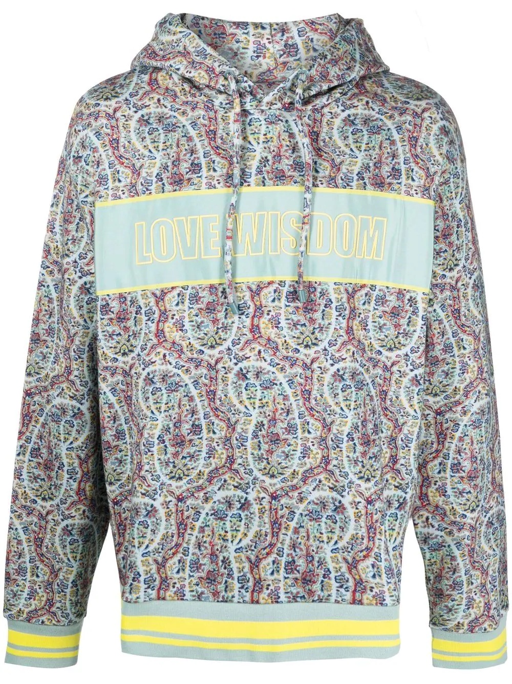 Love Wisdom paisley hoodie - 1