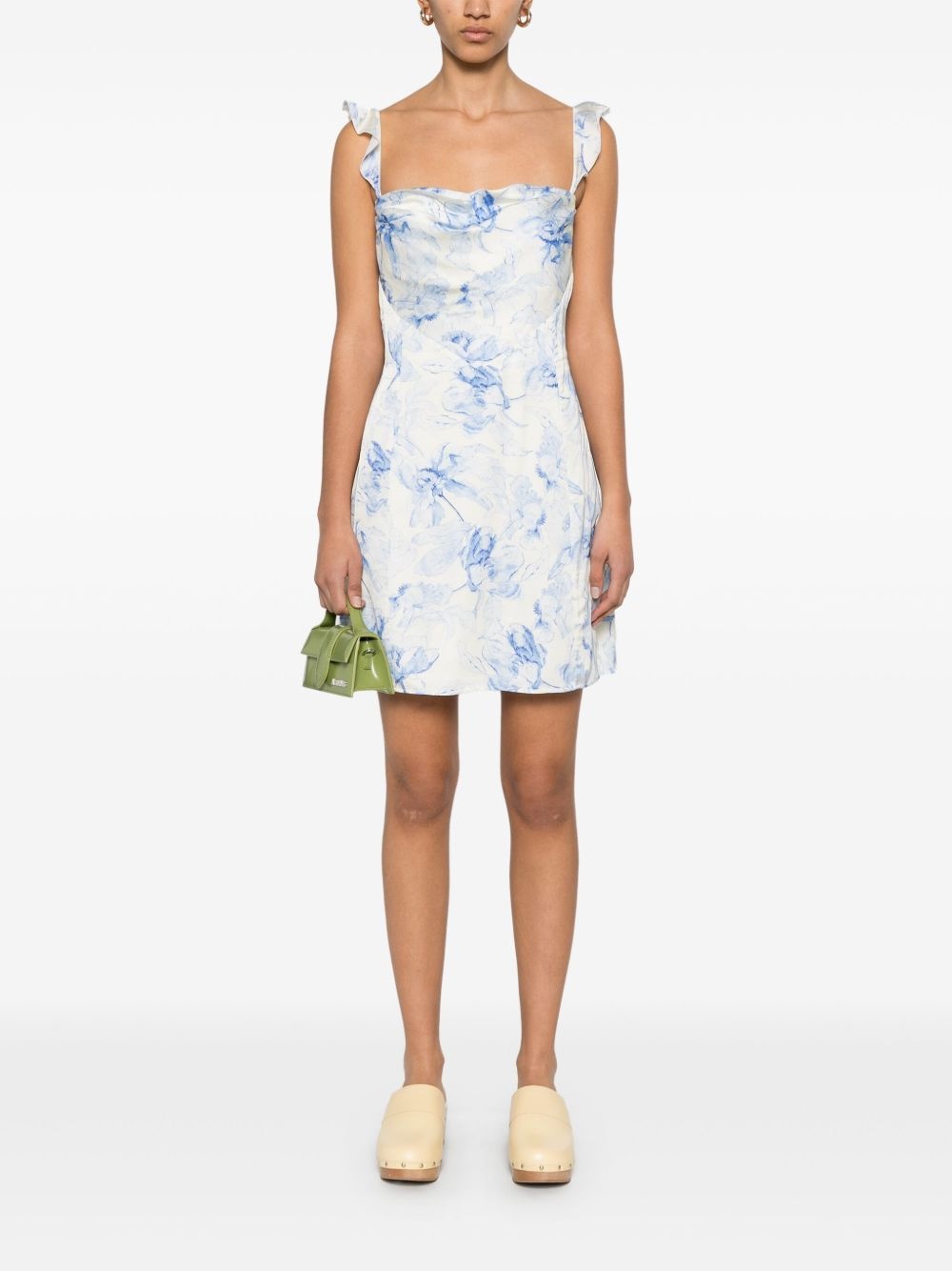 floral mini dress - 2