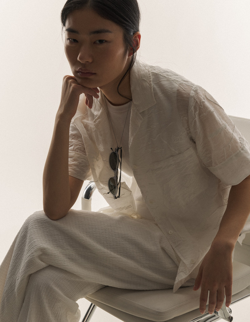 PARISIAN MAP SHEER RESORT SHIRT 8