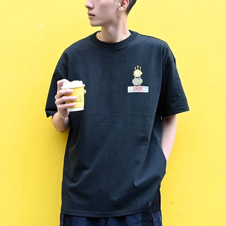 Converse Sneaker Store T-Shirt 'Black' 10023258-A02 - 3