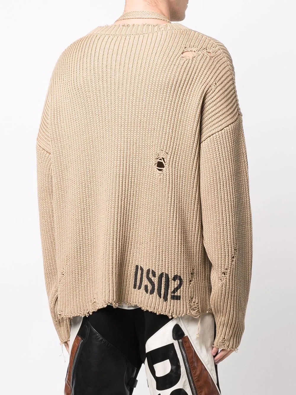 distressed-effect sweatshirt - 4