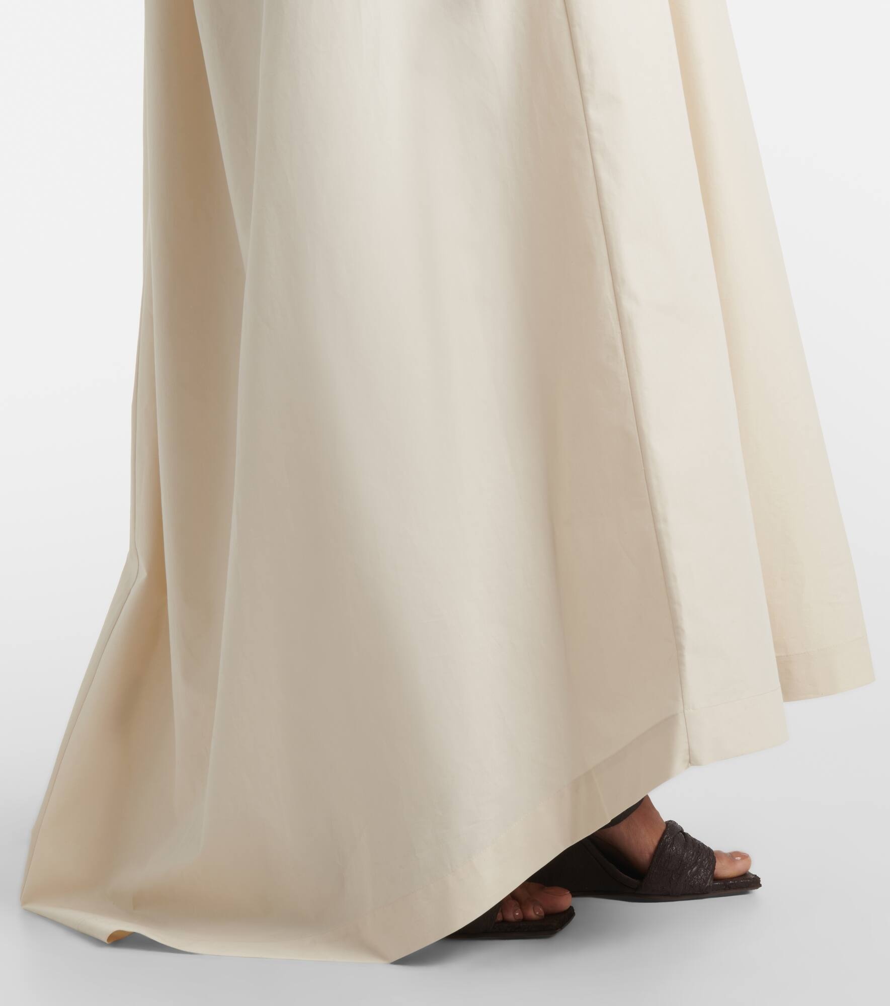 Chalice cutout cotton poplin maxi dress - 6