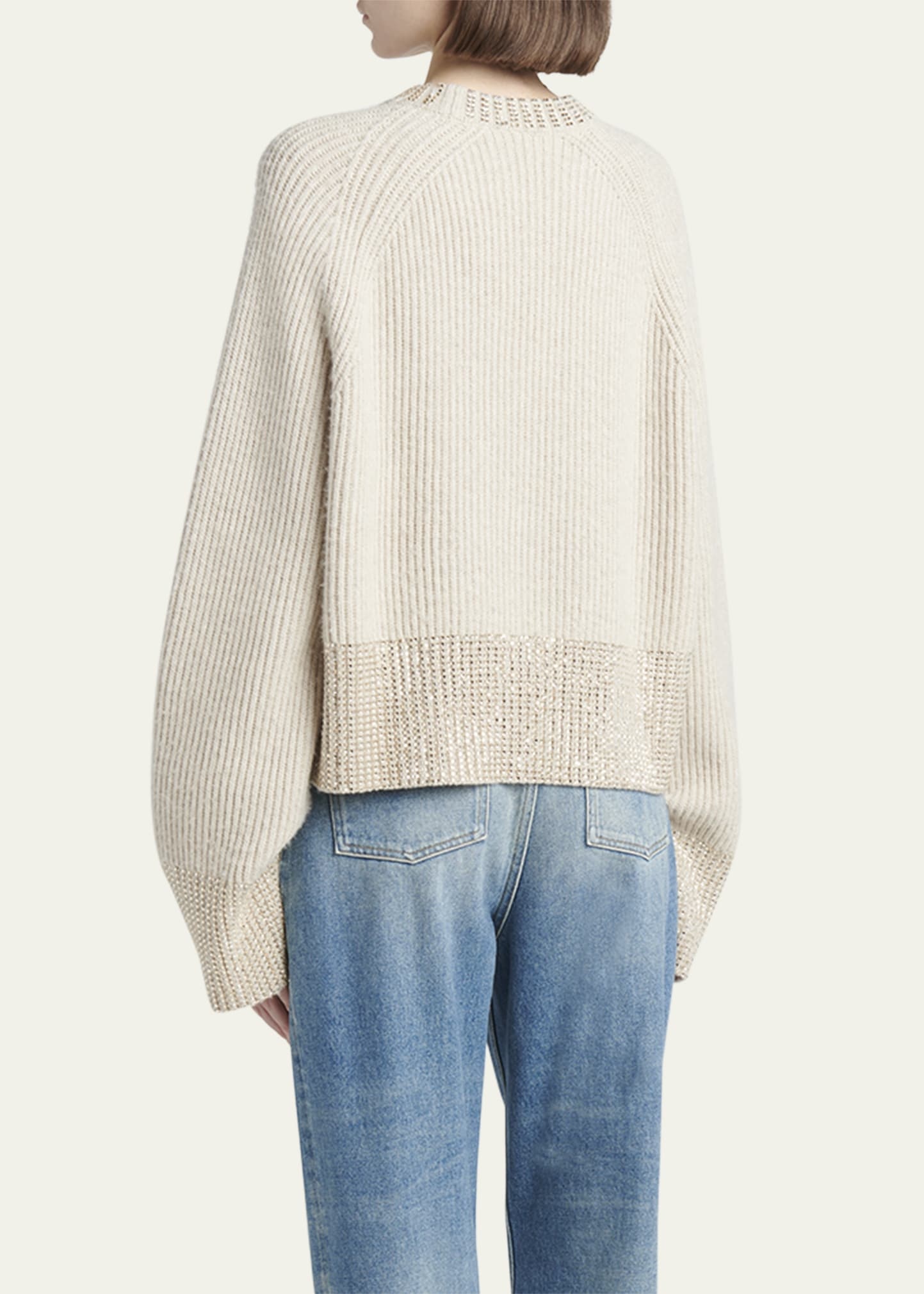 Journey Embroidered Crewneck Sweater - 3