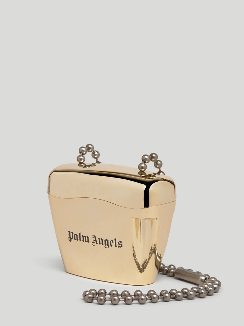 Palm Angels MINI GOLD PADLOCK BAG outlook
