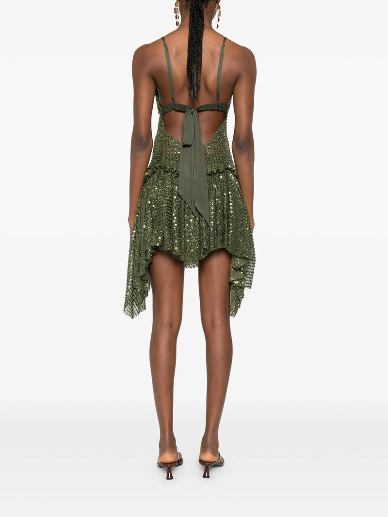 SIEDRÉS Siedres Lustina Sequin-detail Ruffled Mini Dress outlook