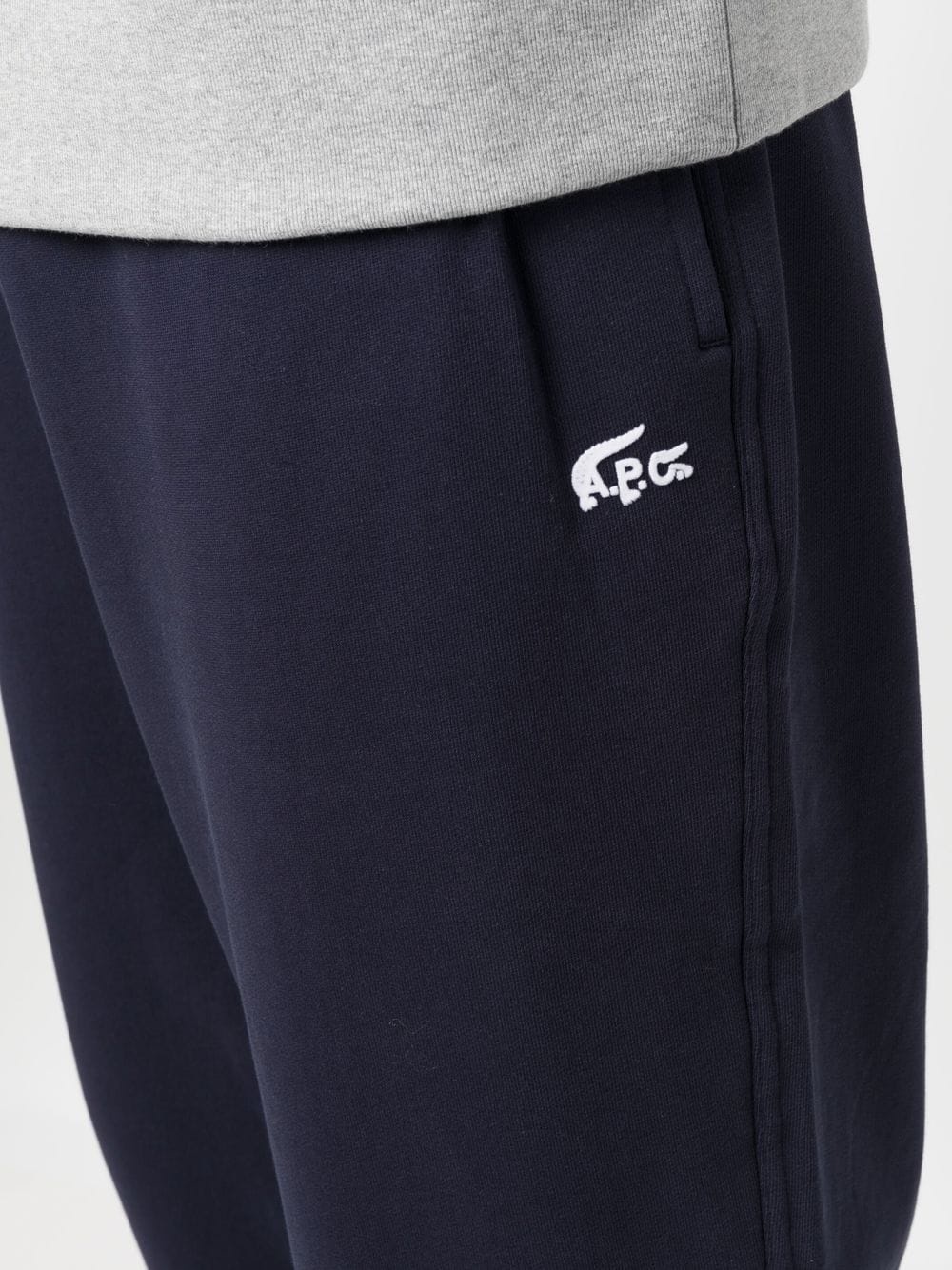 x A.P.C logo track pants - 5