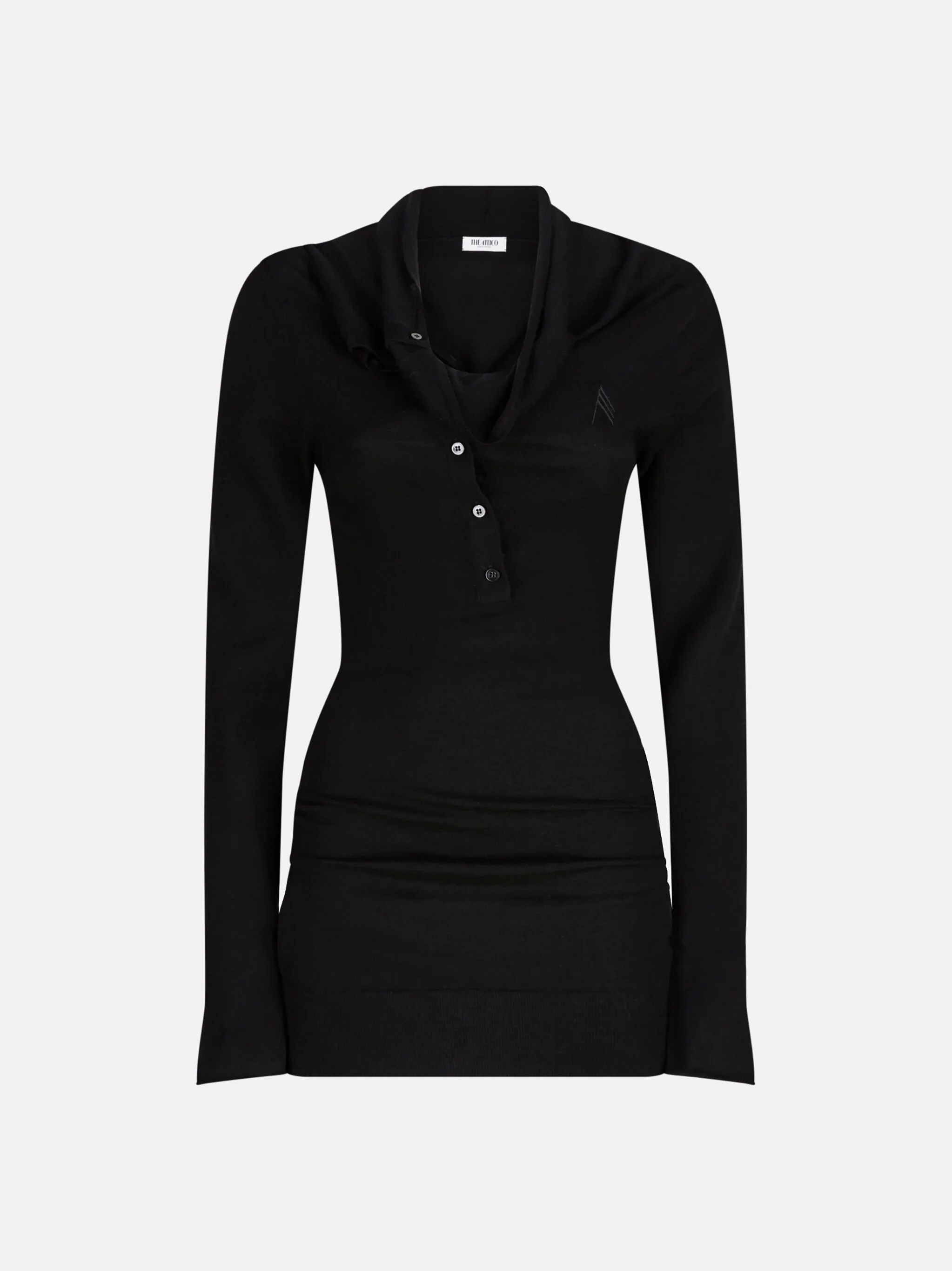 BLACK MINI DRESS - 1