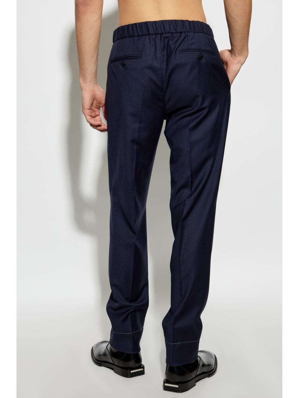 pressed crease trousers - 4