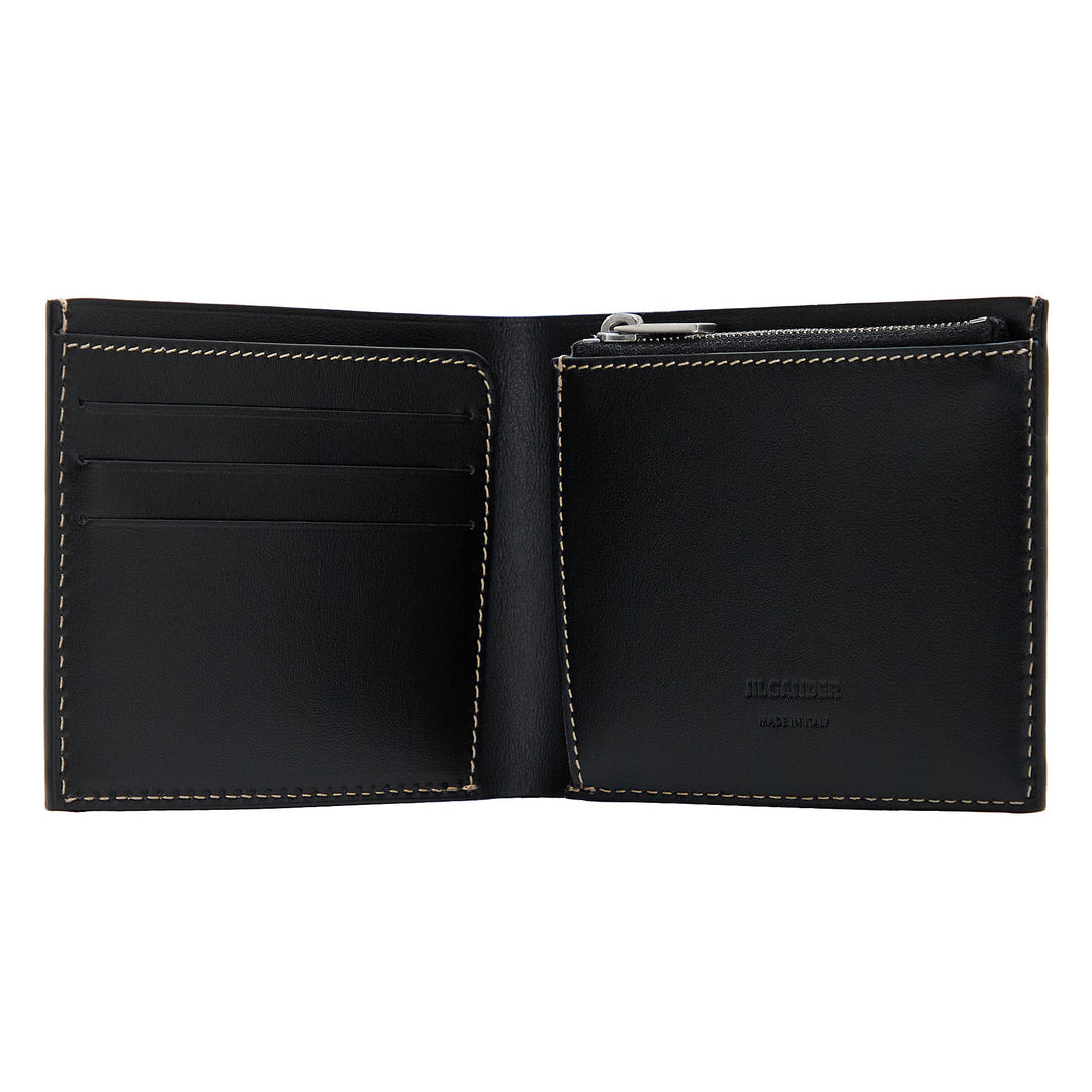 Zip Pocket Wallet Contrast Stitch - 3