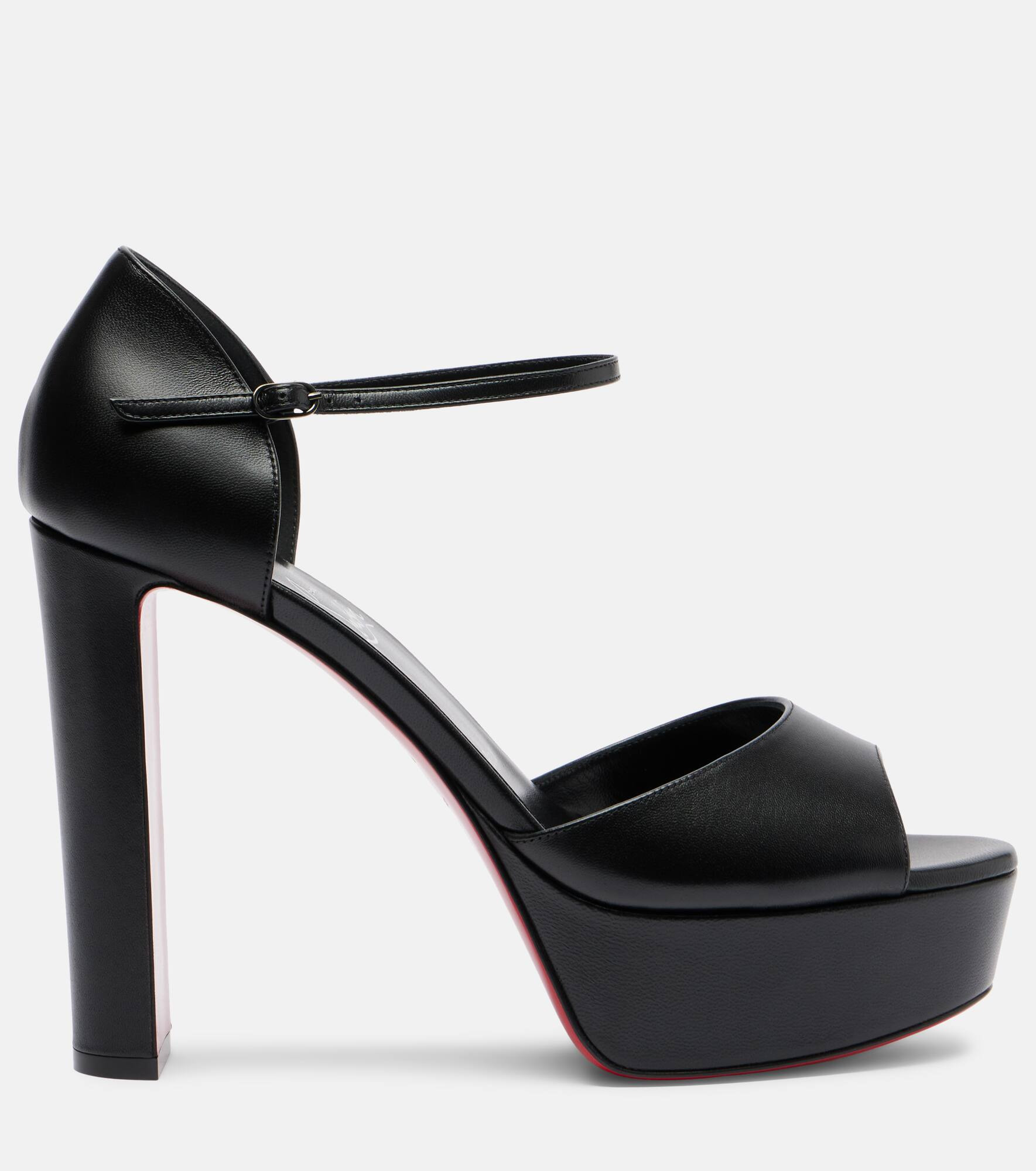 Sandaloo 130 leather platform sandals - 4