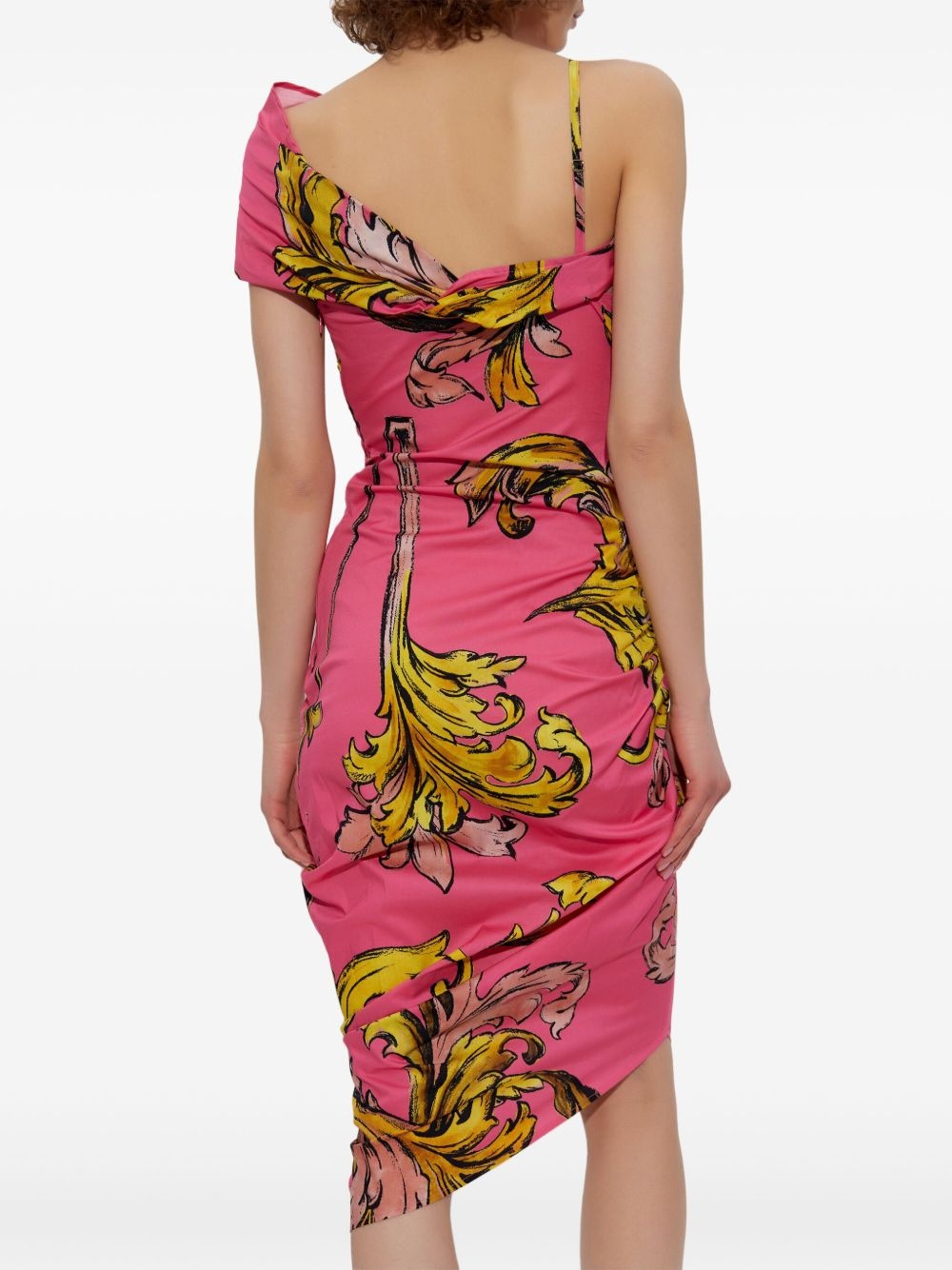 Barocco print dress - 3
