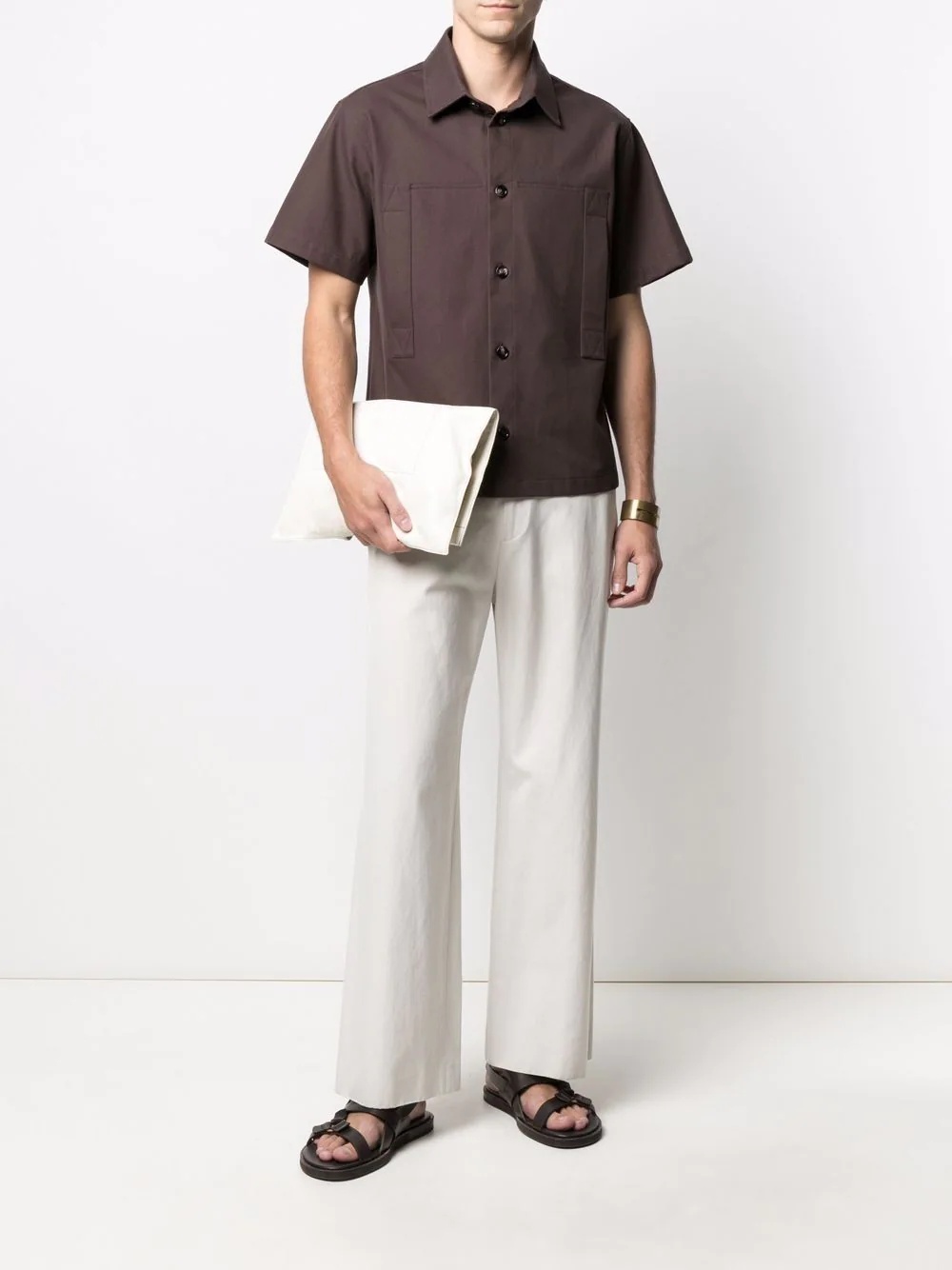 slit-pocket short-sleeve shirt - 2