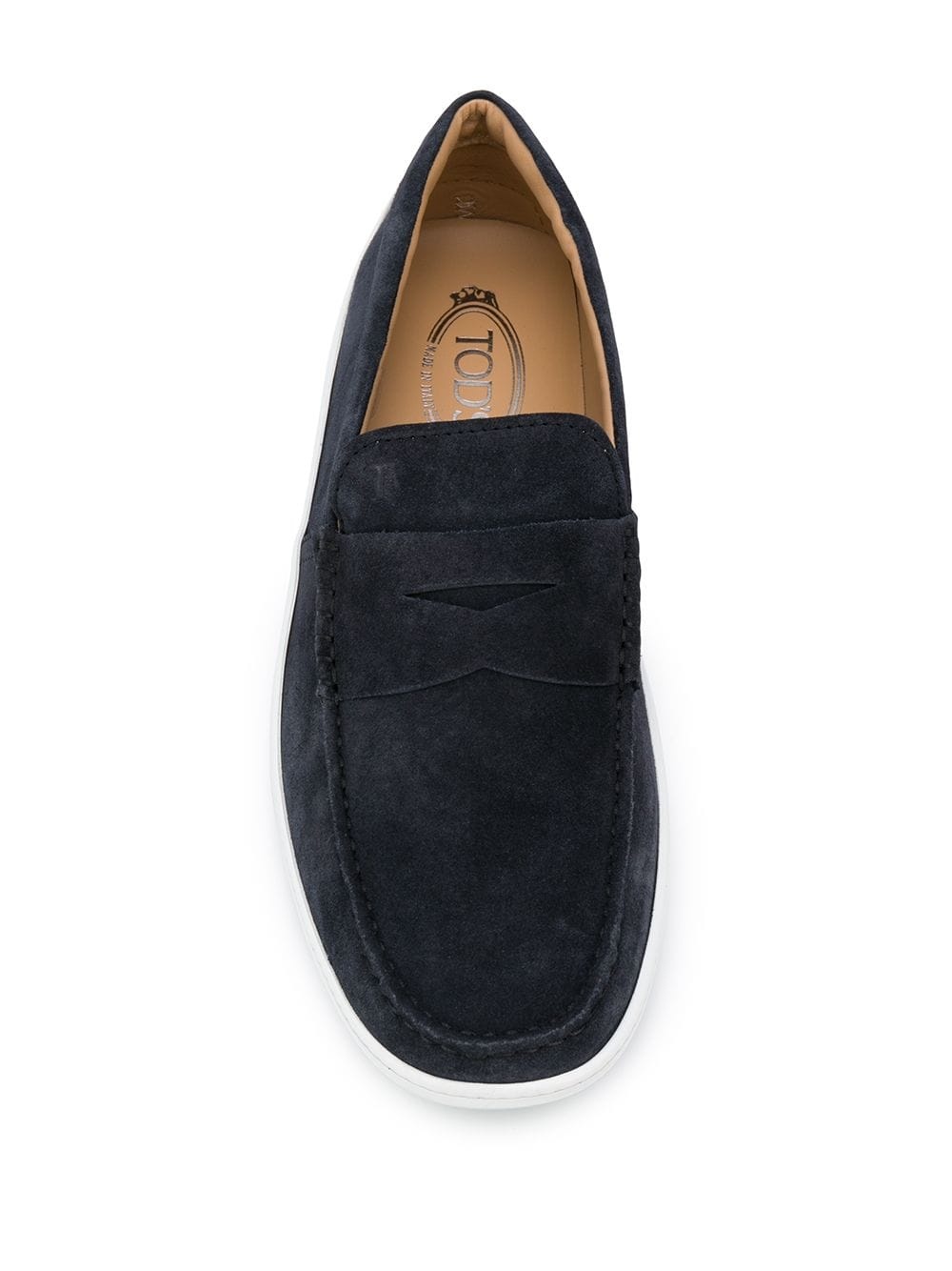 contrast sole loafers - 4