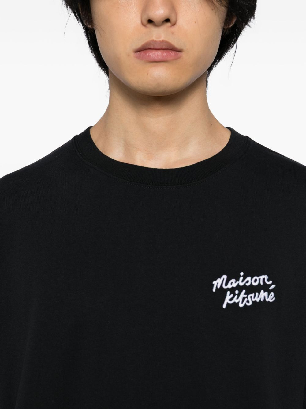 Handwriting Embroidered T-shirt - 4