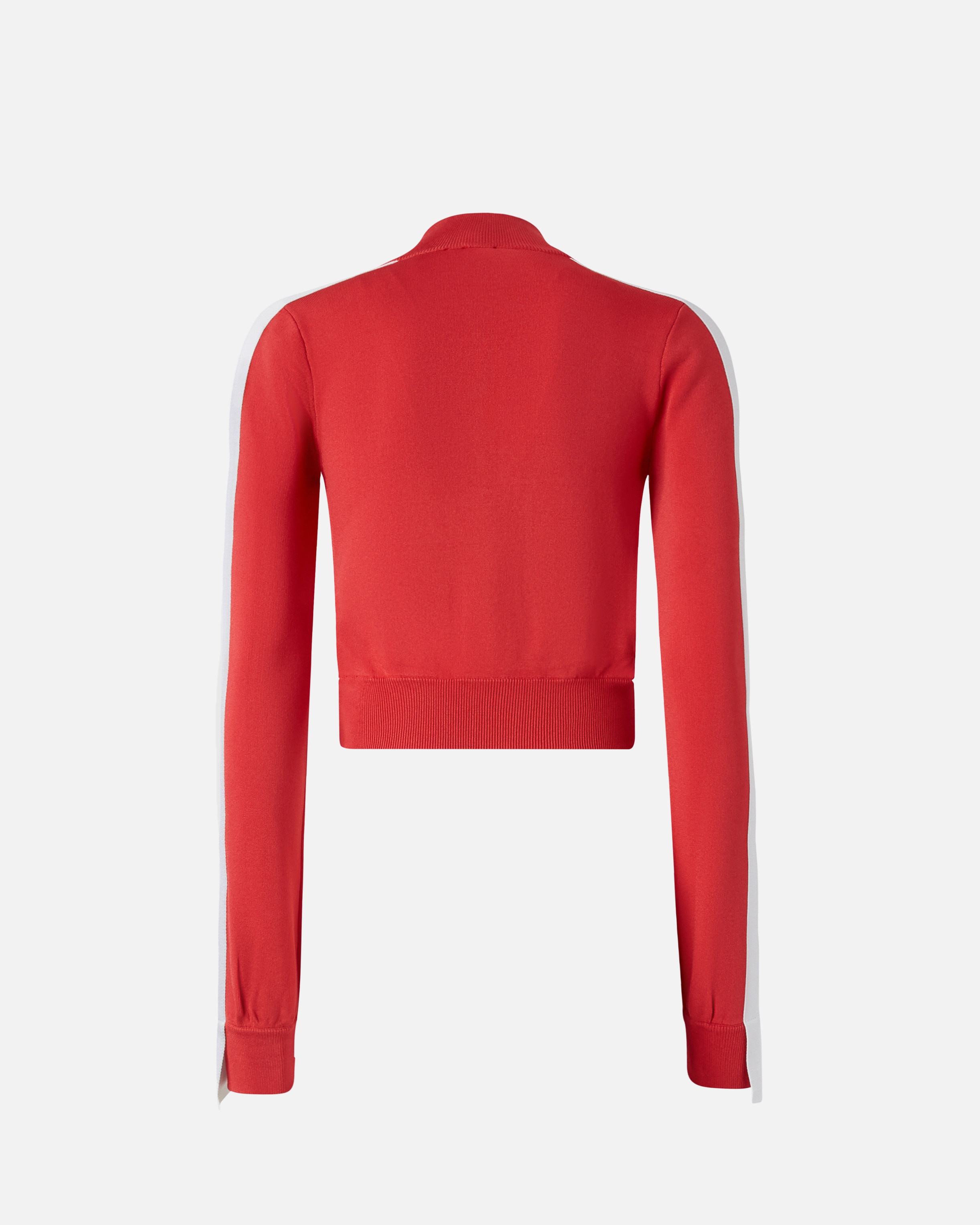 TECHNICAL FABRIC SHORT SWEATSHIRT WITH RAISED LOGO AND ZIP - 6