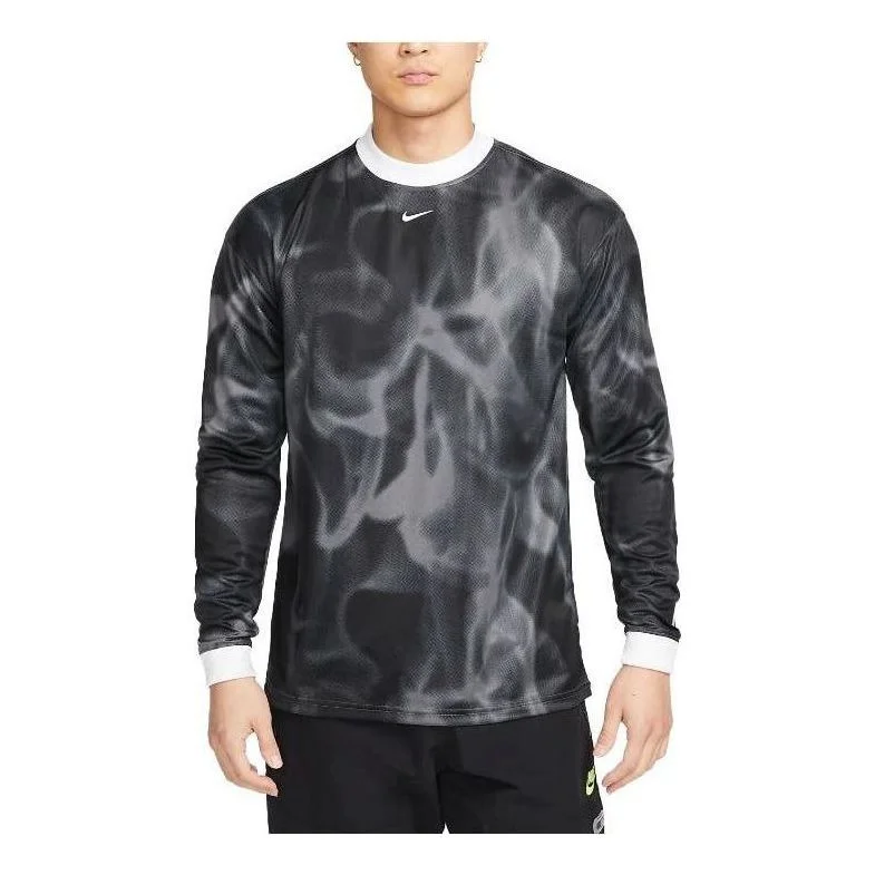 Nike Dir-Fit FC Graphic Long-Sleeved T-shirt 'Black' DV9799-068 - 1