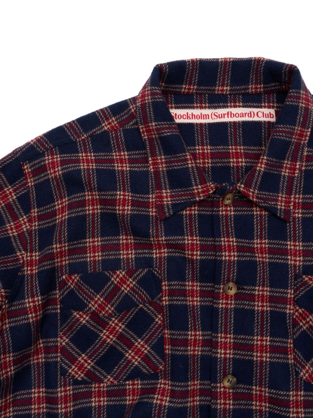 tartan-check overshirt - 2