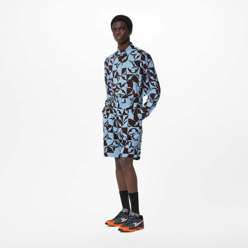 Louis Vuitton Monogram Flowers Pleated Shorts outlook
