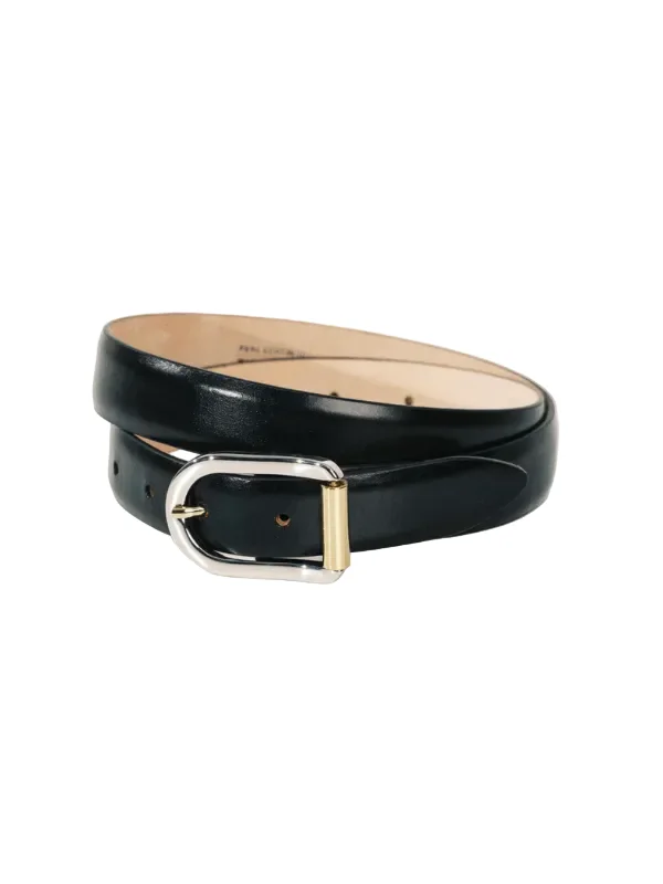 Mija Belt in Black/Mixed Metal - 1