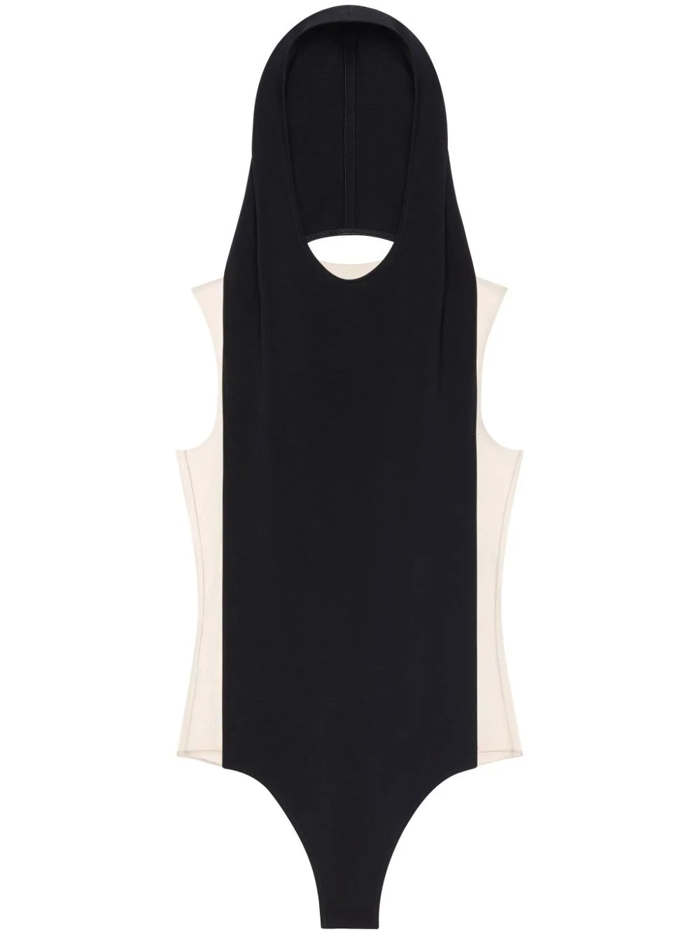 illusion hooded bodysuit - 1