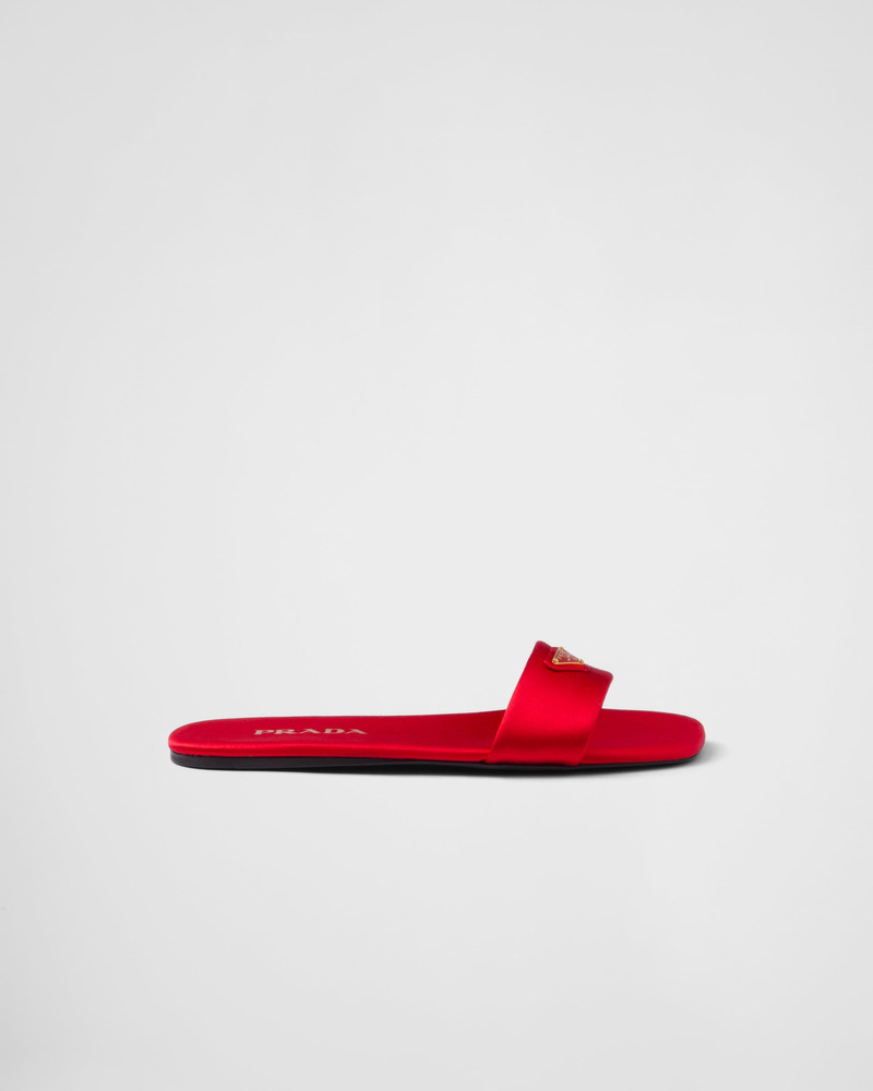 Prada Satin slides outlook