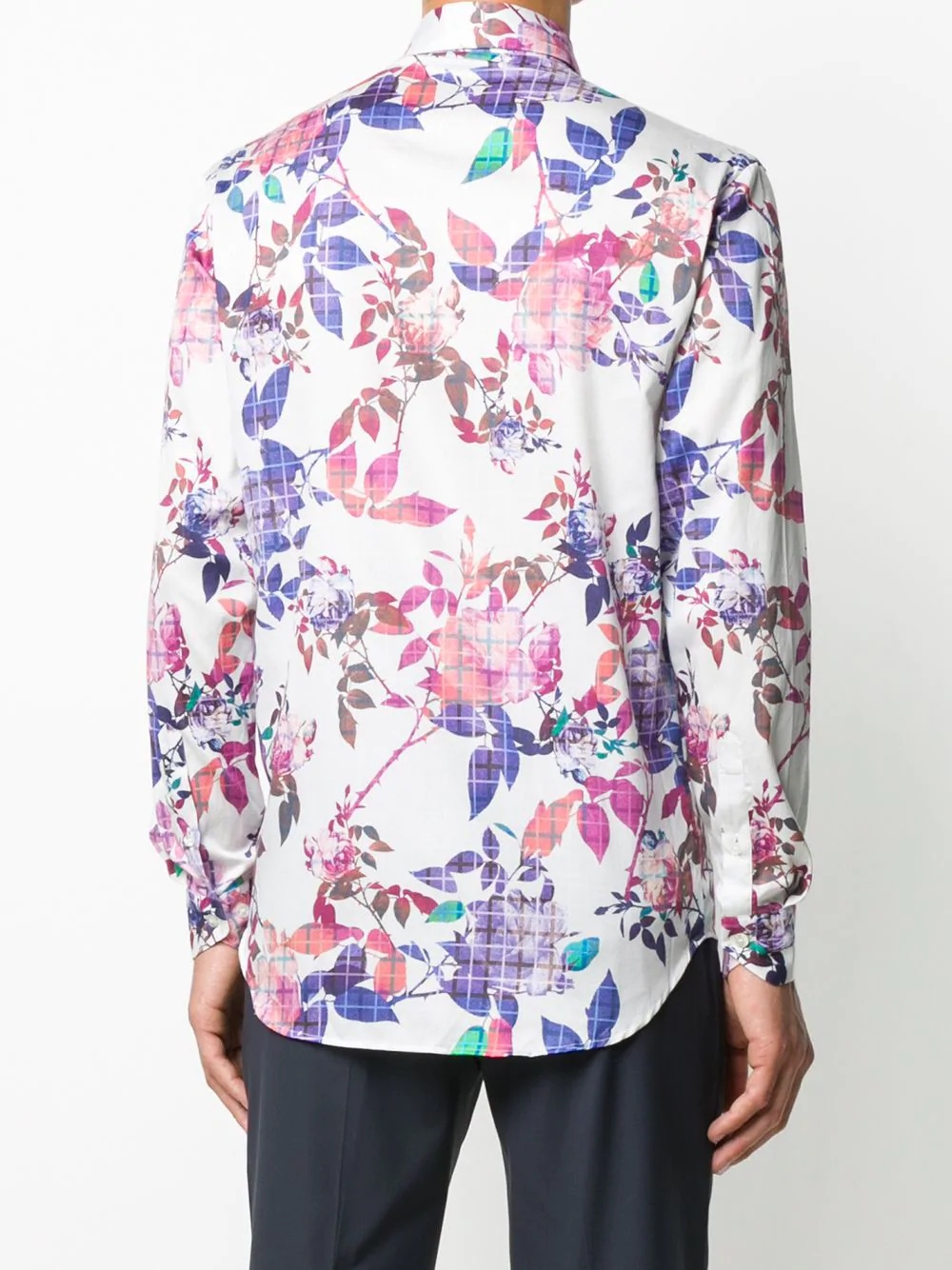 rose-print shirt - 4