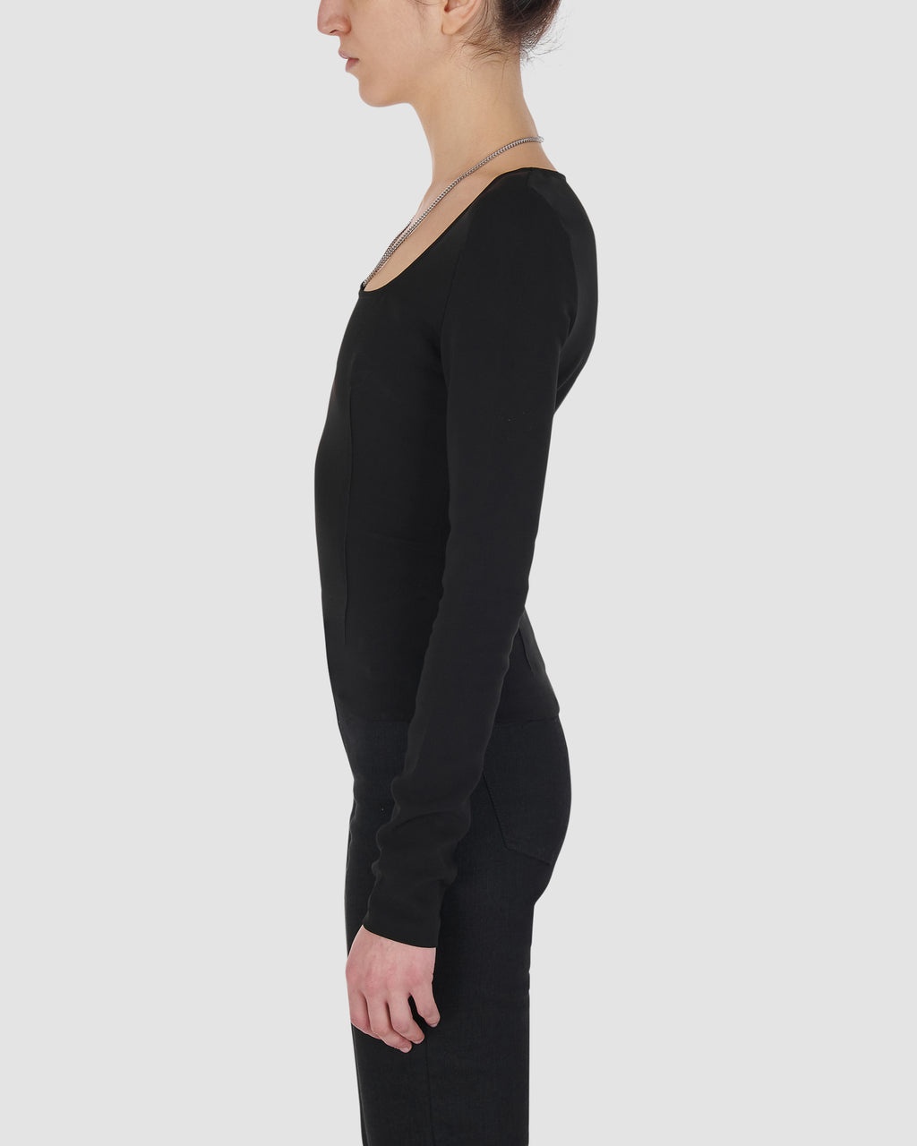 LONG SLEEVE CHAIN TOP - 4