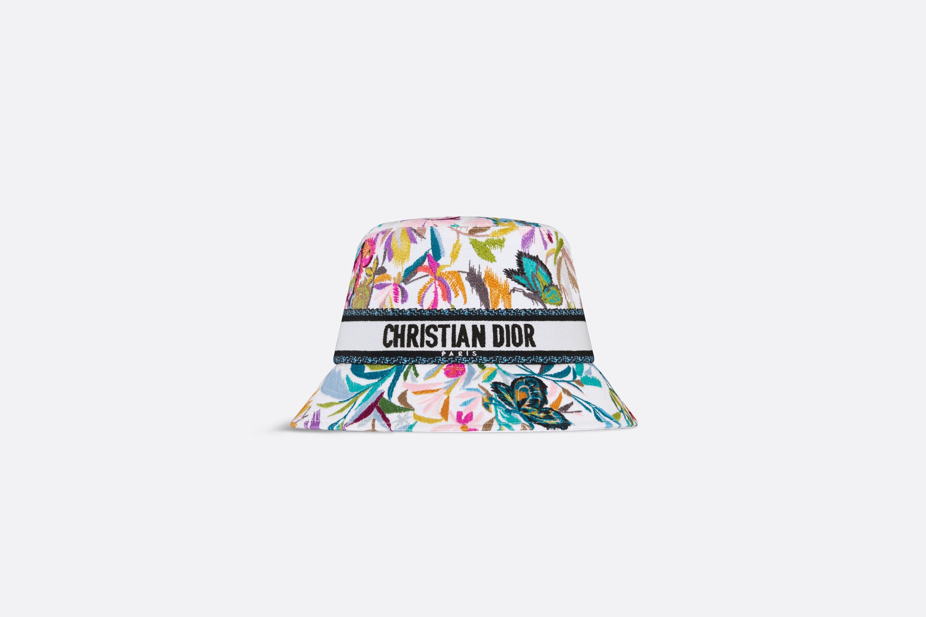 D-Bobby Toile de Jouy Fantastica Small Brim Bucket Hat - 1
